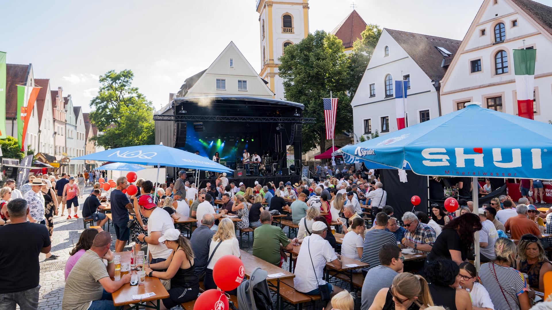 So war der Bürgerfest-Sonntag 2025 in Weiden. (Bild: Hannes Stock)