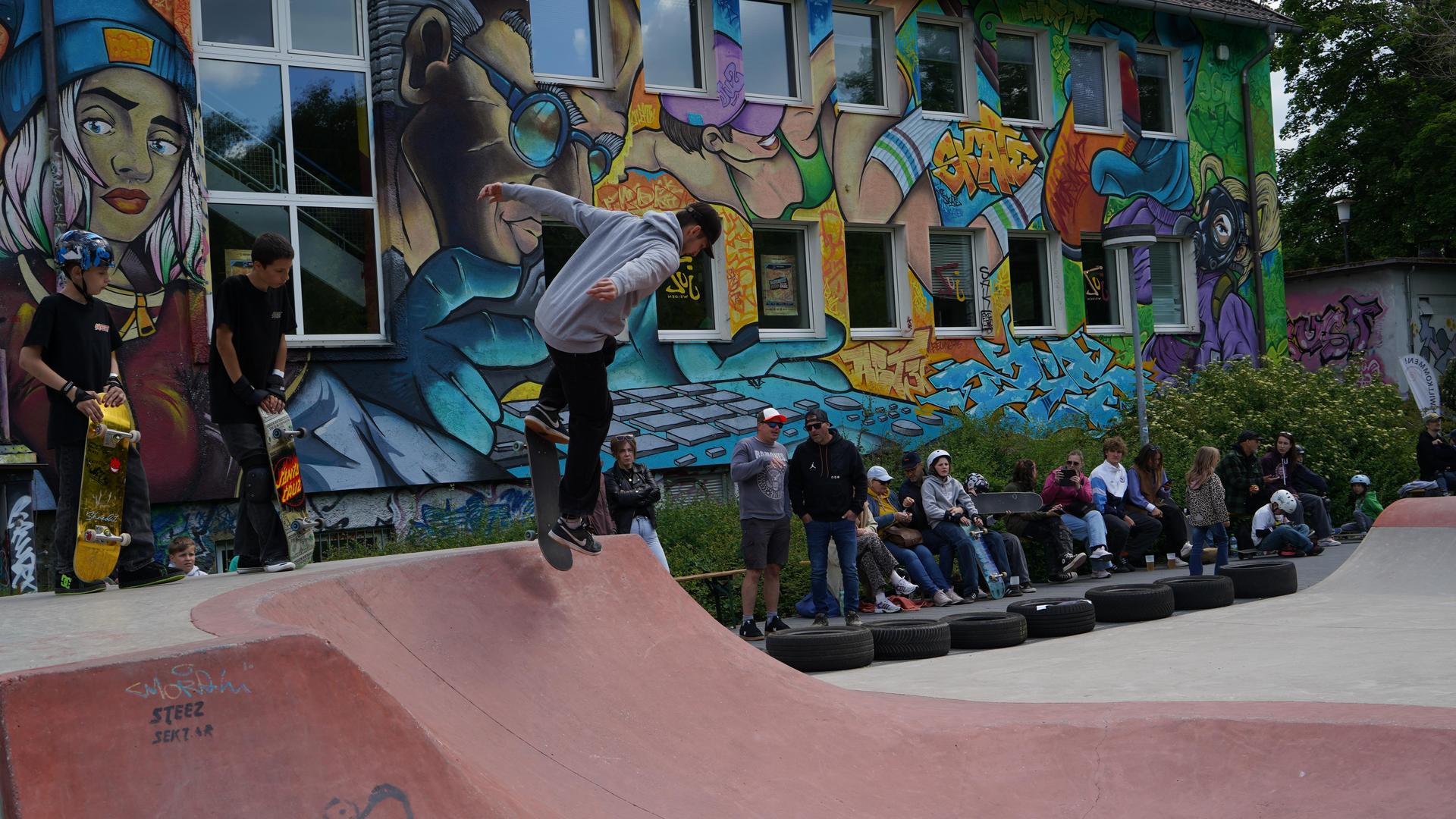 Der 4. Weidener Skatecontest. (Bild: mcl)