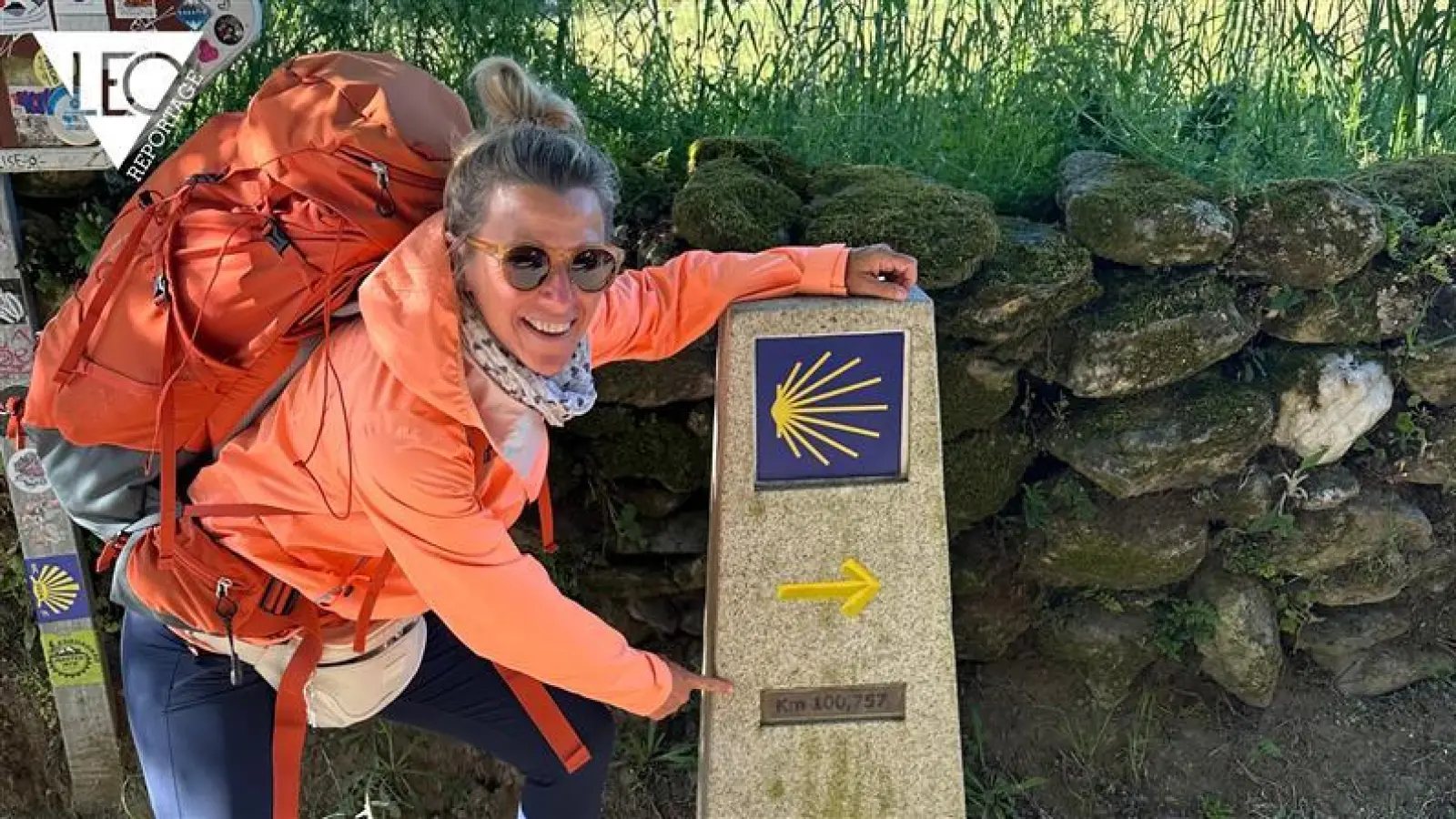 Barbara hat es fast geschafft. Noch 100 km auf dem Jakobsweg und sie kommt an ihrem Ziel Santiago de Compostela an. (Bild: privat)