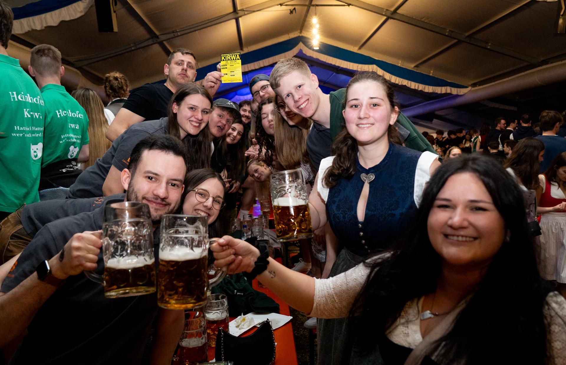 So habt ihr die Kirwasaison eröffnet. (Bild: knz)