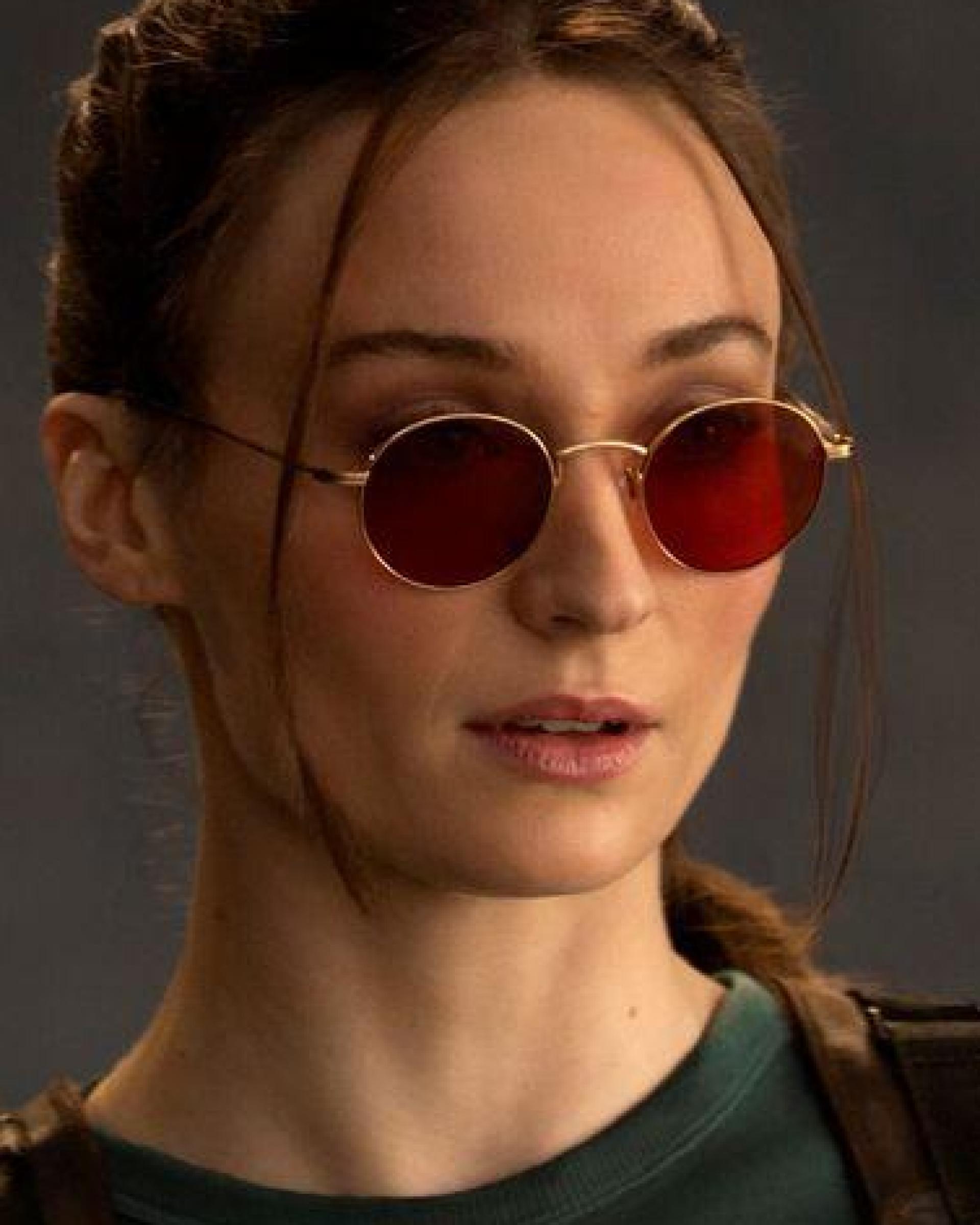 Sophie Turner sagt, dass sie schon lange ein „Tomb-Raider“-Fan ist.  (Bild: Jay Maidment/Prime Video/dpa)