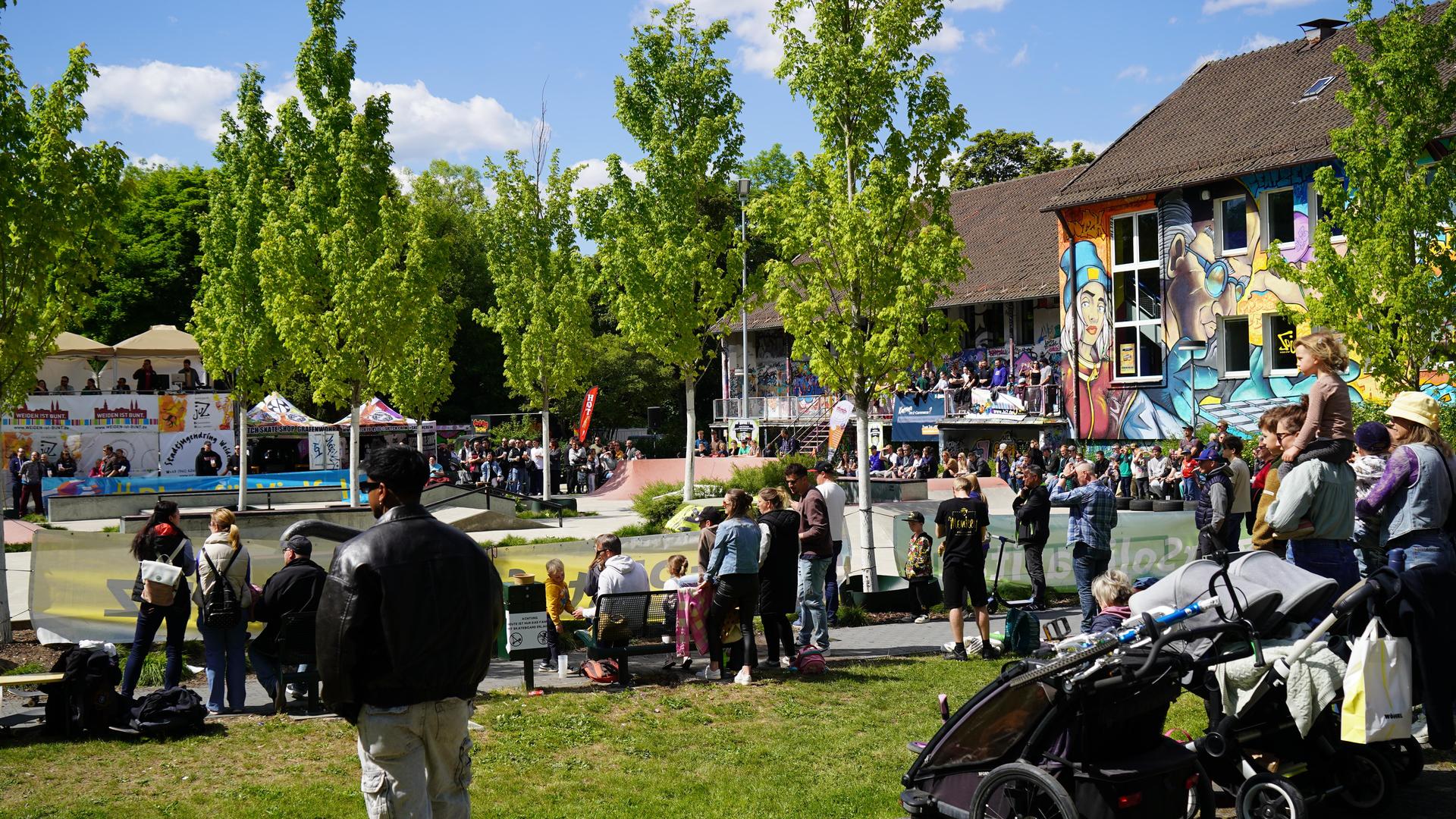 Der 4. Weidener Skatecontest (Bild: mcl)