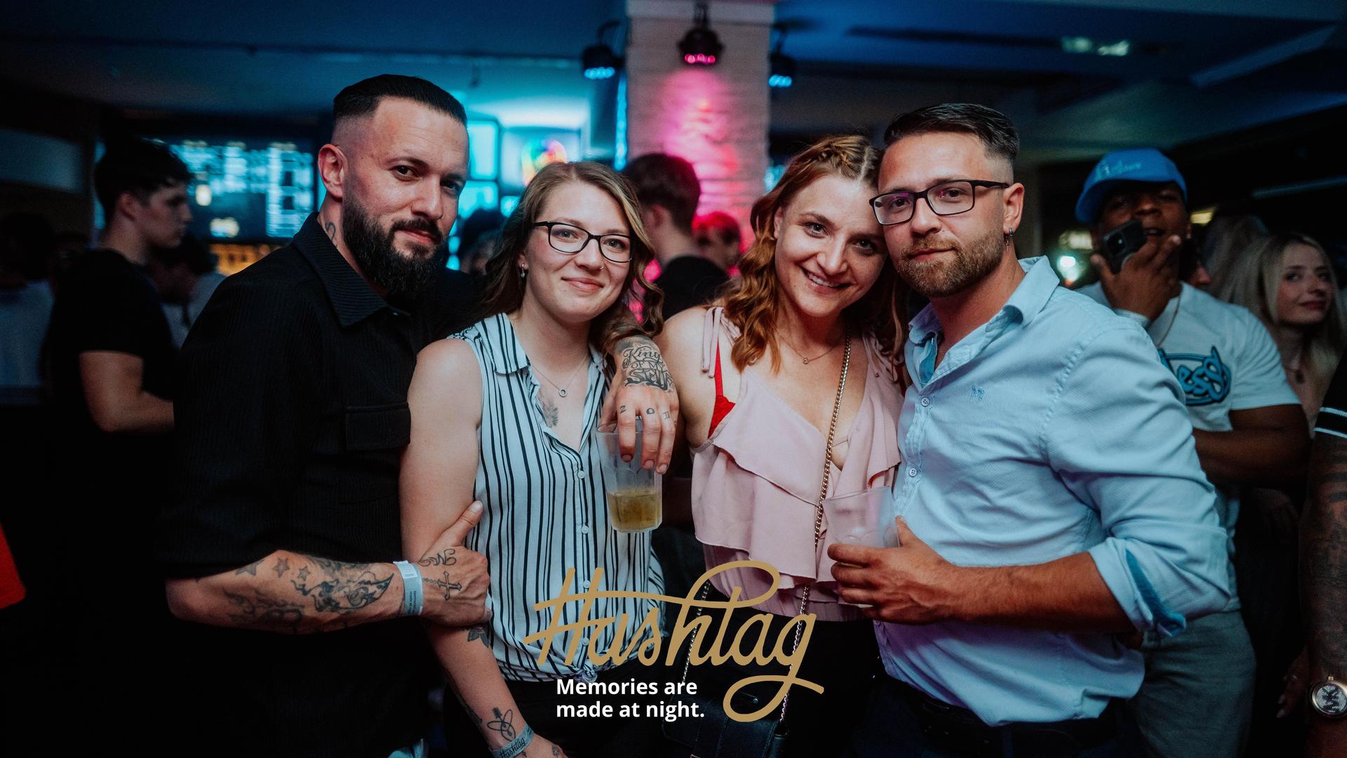 Im Hashtag legte am Samstag DJ Dollar Bill auf und sorgte für beste Stimmung. (Bild: Sebastian Reiter)