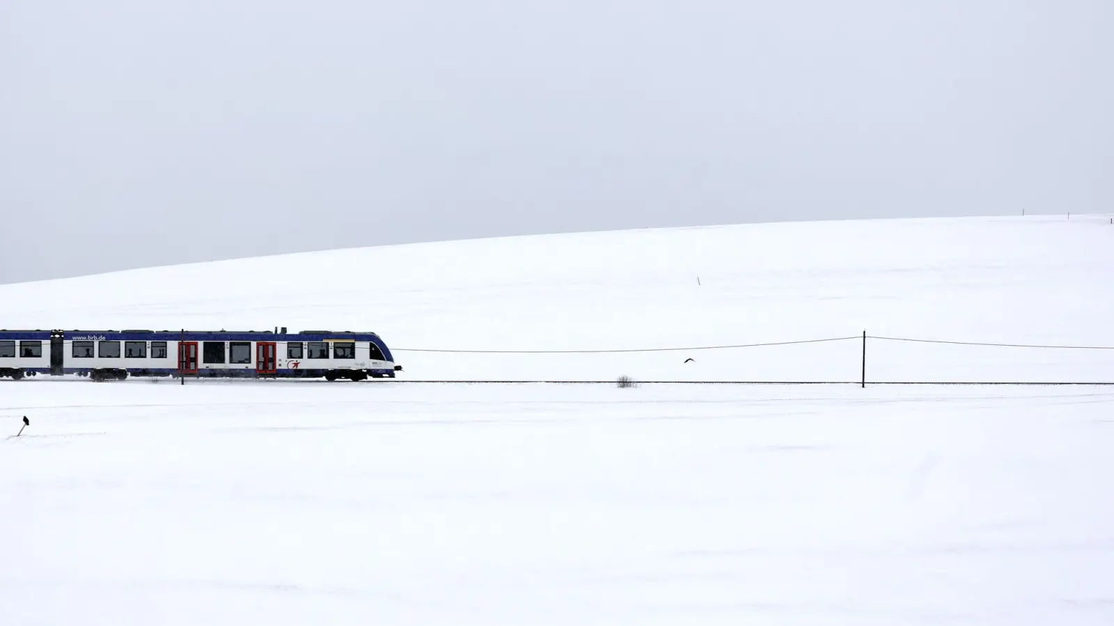 Im Freistaat hat es vielerorts geschneit. (Bild: Karl-Josef Hildenbrand/dpa)