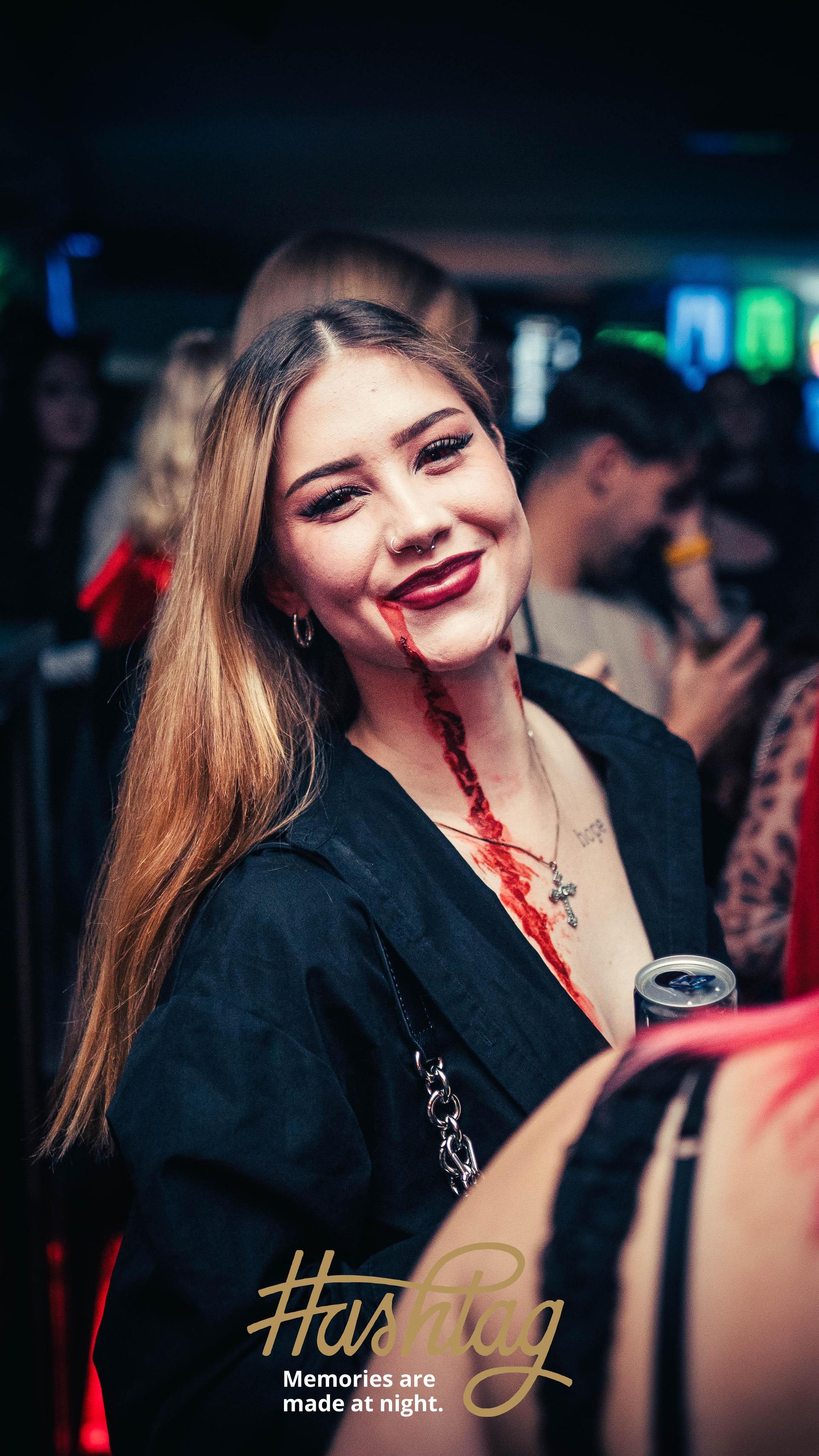 Halloween-Party im Hashtag.  (Bild: Sebastian Reiter)