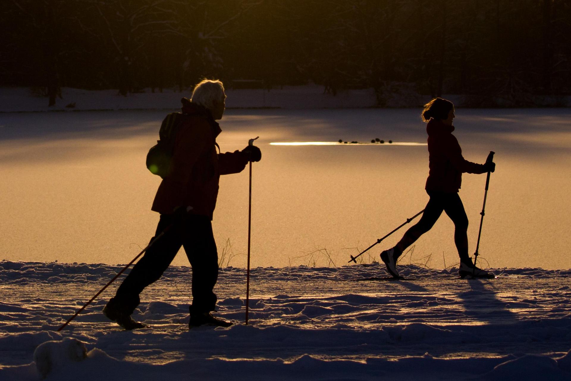 Langlaufloipen sind zerstört worden – was zu Ärger führte.  (Symbolbild: Daniel Karmann)