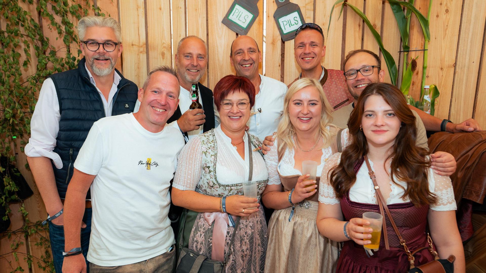 Das Finale der Kirwa in Floss. (Bild: Hannes Stock)