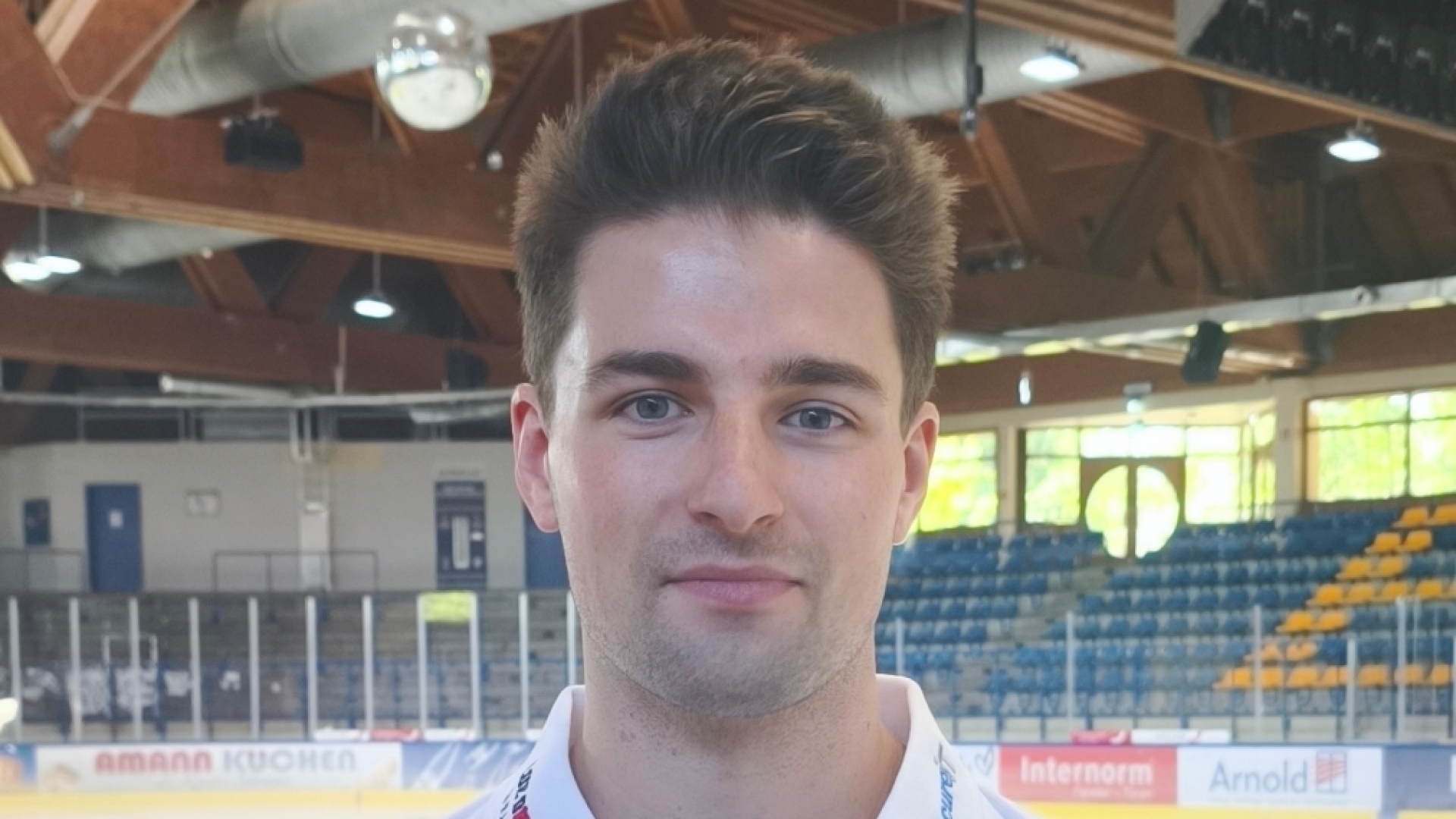 Reed Stark in der Hans-Schröpf-Arena. (Bild: Blue Devils Weiden)