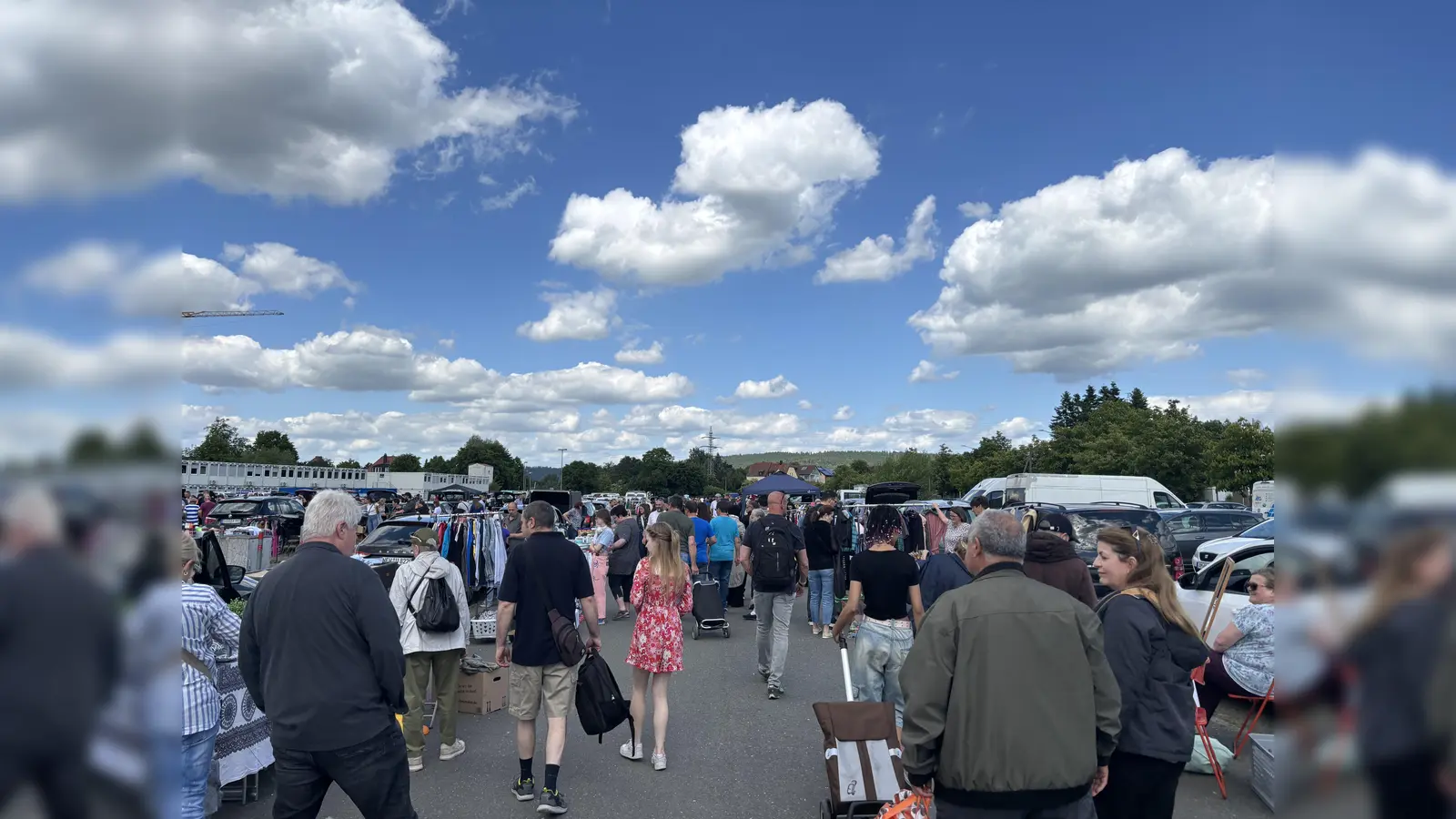 Auf dem Weidener Flohmarkt wird gestöbert. (Bild: mcl)