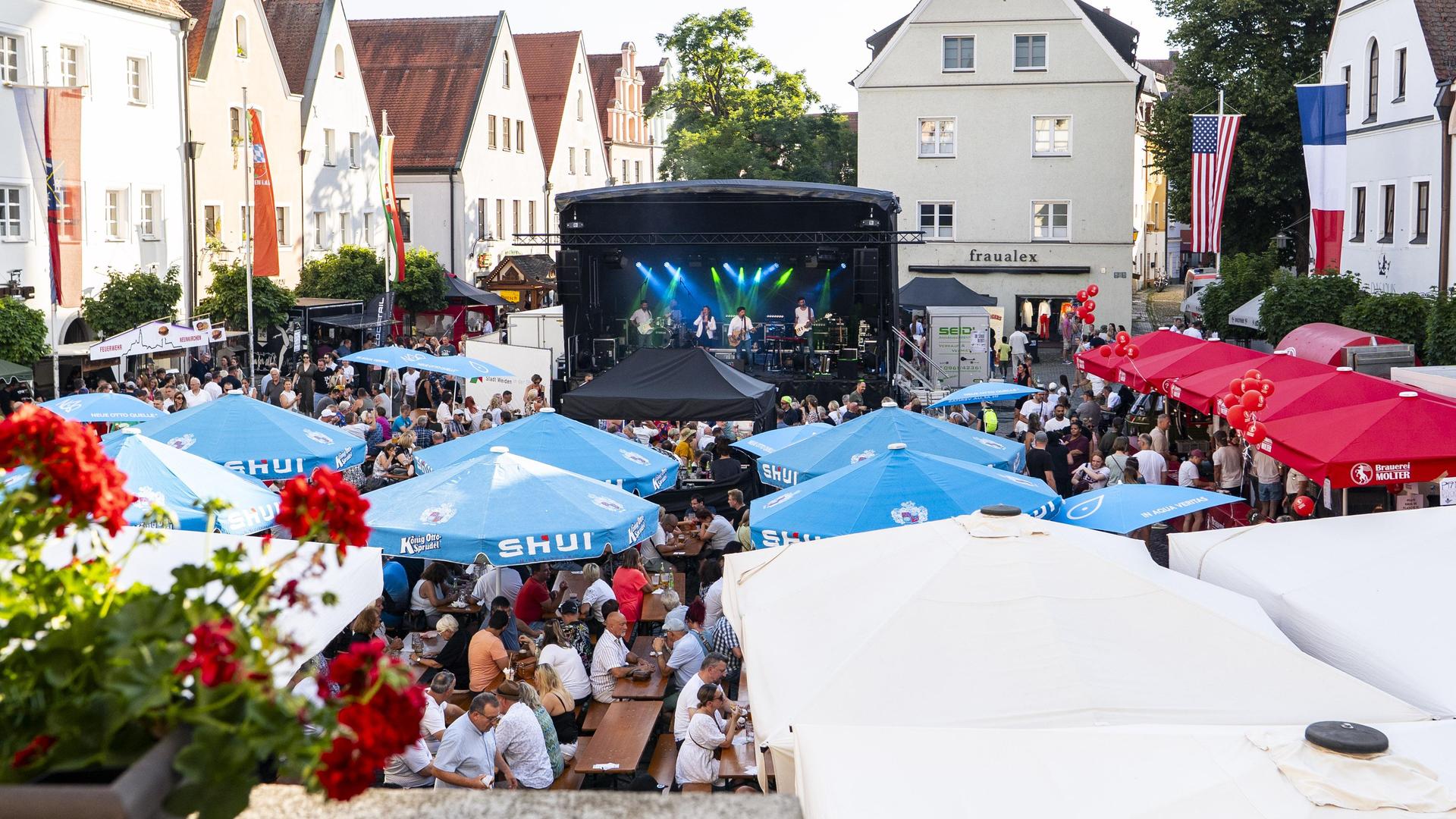 So war der Bürgerfest-Sonntag 2025 in Weiden. (Bild: Hannes Stock)