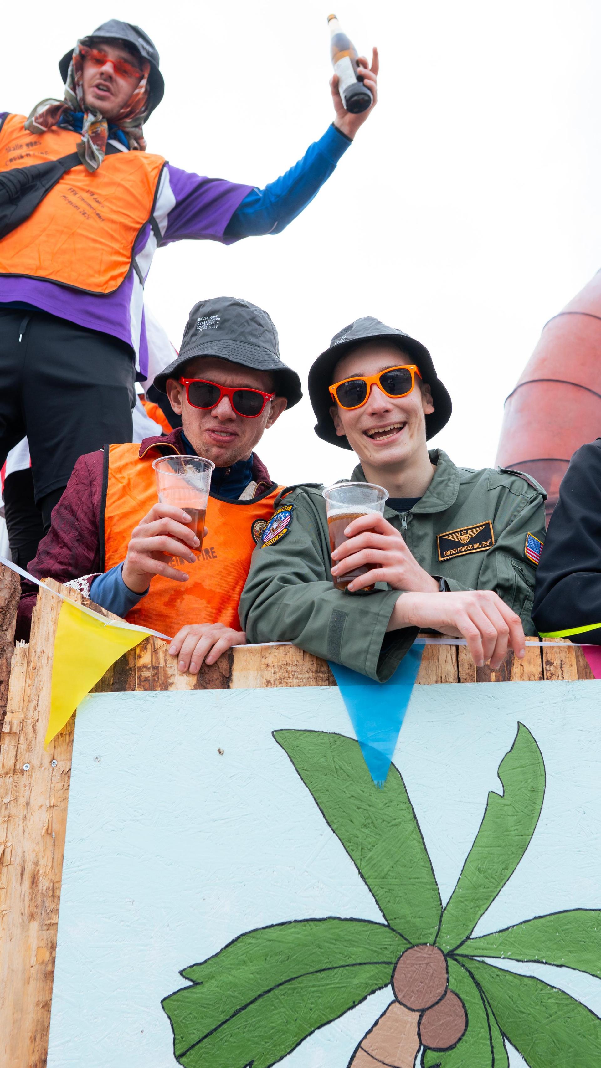 Am Sonntag wurde es bunt beim Pressather Faschingszug. (Bild: Hannes Stock)