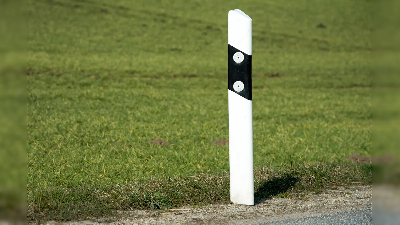 Drei junge Männer sind in Weiden mit einem gestohlenen Verkehrsleitpfosten und geklauten Lebensmitteln von der Polizei erwischt worden. (Symbolbild: Armin Weigel)