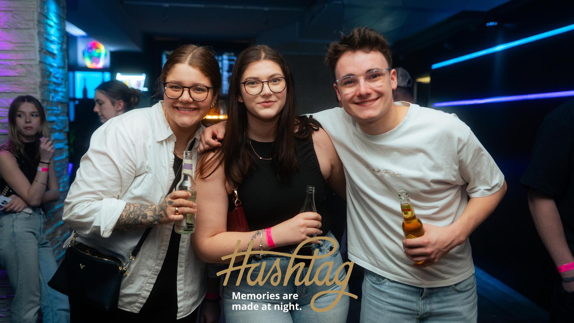 Im Hashtag haben euch am Freitag zwei neue, junge DJs eingeheizt: DJ Feco und DJ Whitekk. (Bild: Hannes Stock)