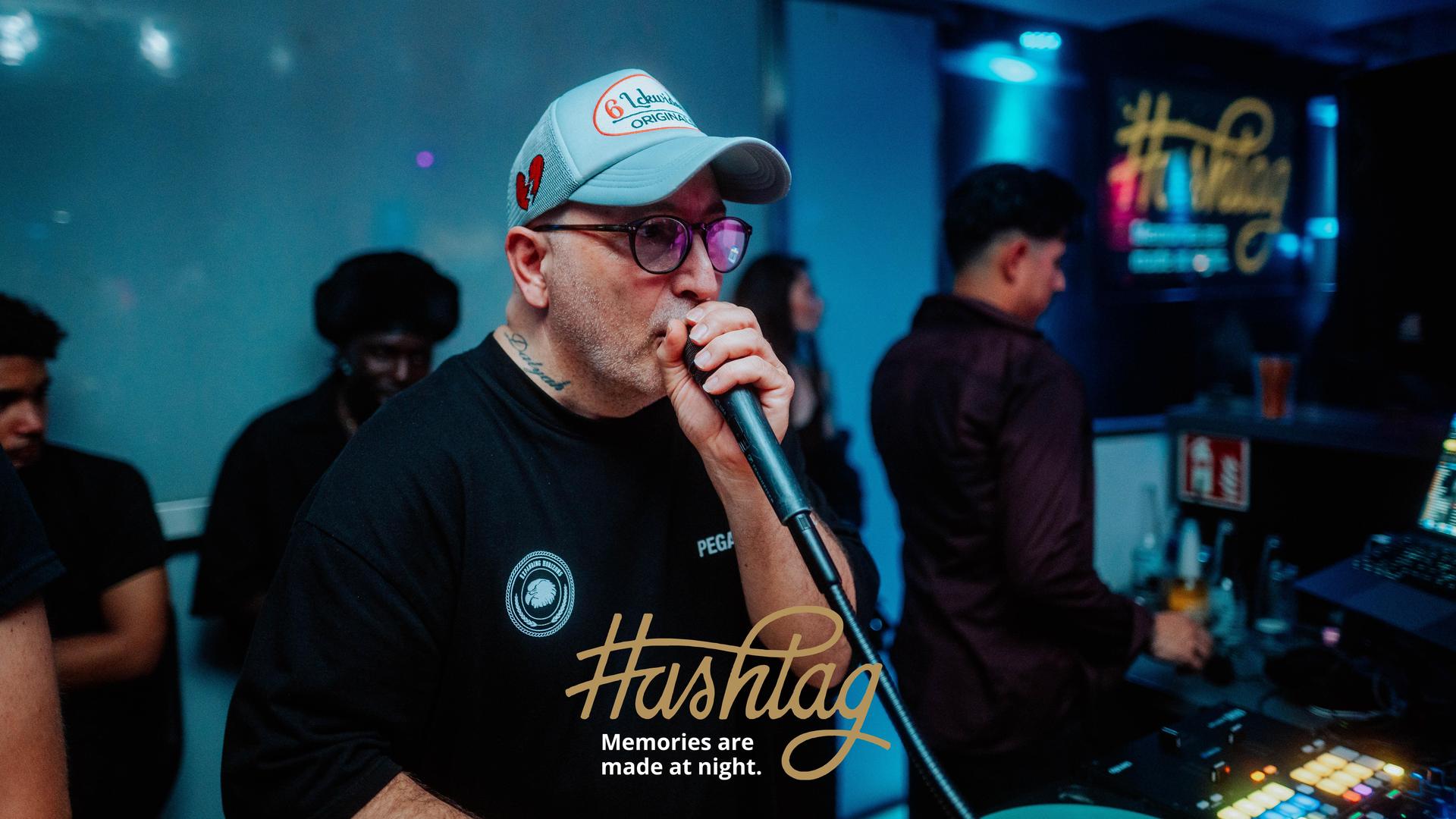 Im Hashtag legte am Samstag DJ Dollar Bill auf und sorgte für beste Stimmung. (Bild: Sebastian Reiter)
