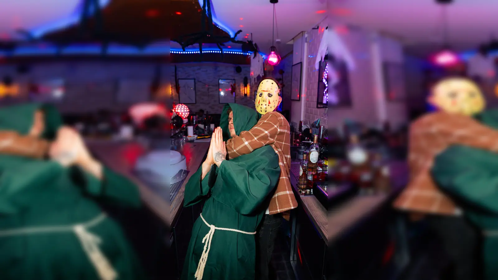 Exklusive Einblicke in die Halloween-Party in der Santorino-Bar. (Bild: Hannes Stock)