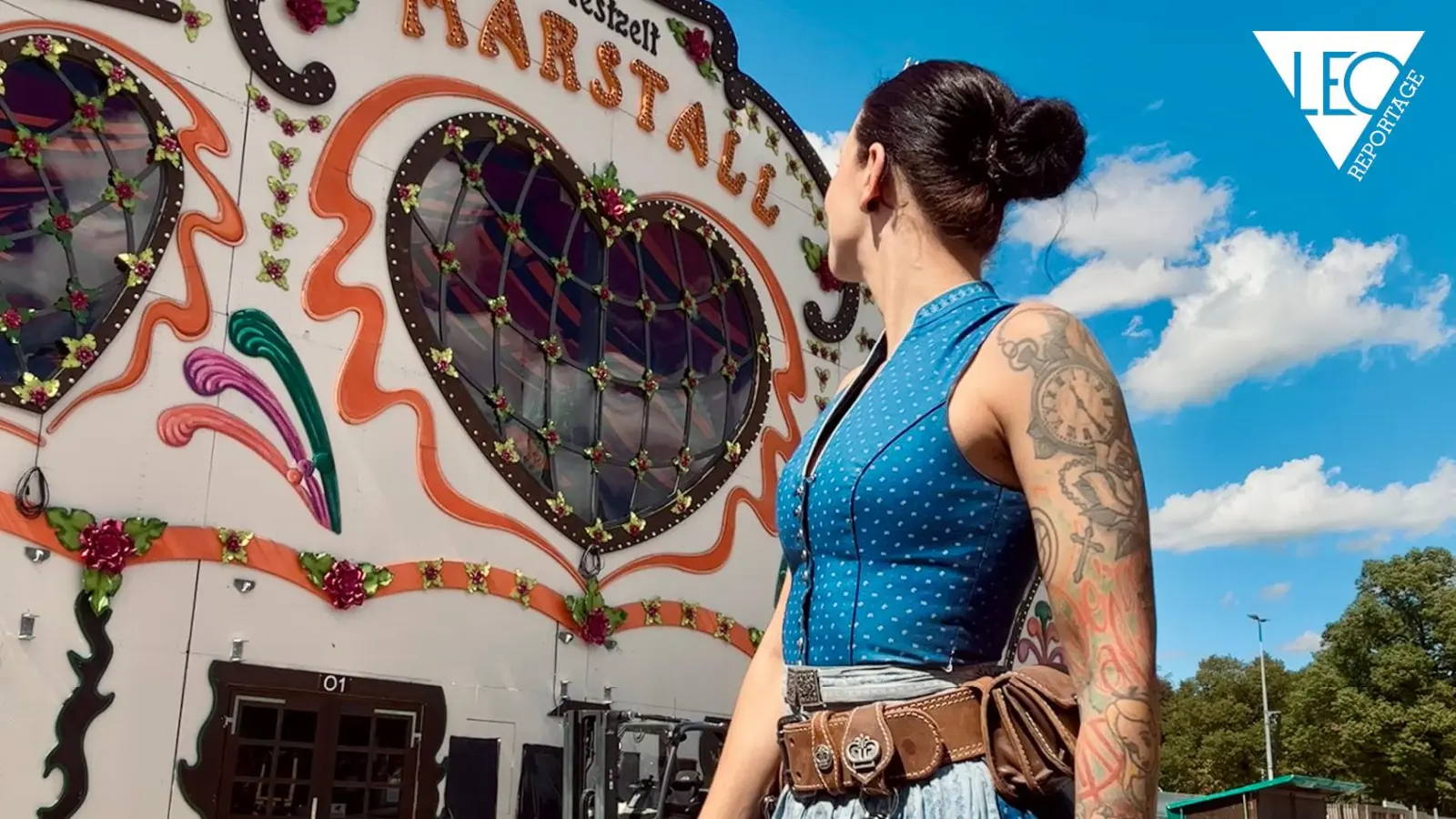 Die ehemalige Weidenerin Tamara war diess Jahr zum ersten Mal Bedienung auf dem Oktoberfest. (Bild: exb)