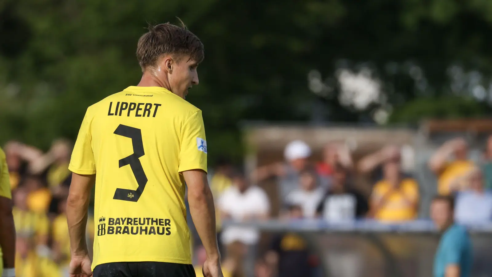 Dennis Lippert hat bei der SpVgg Bayreuth einen neuen Vertrag unterschrieben. (Bild: Michael Ott)