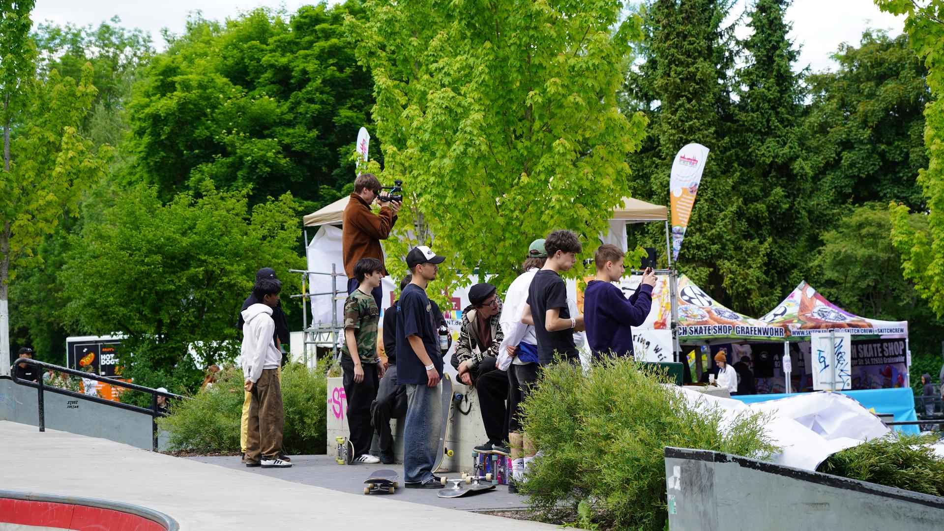 Der 4. Weidener Skatecontest. (Bild: mcl)