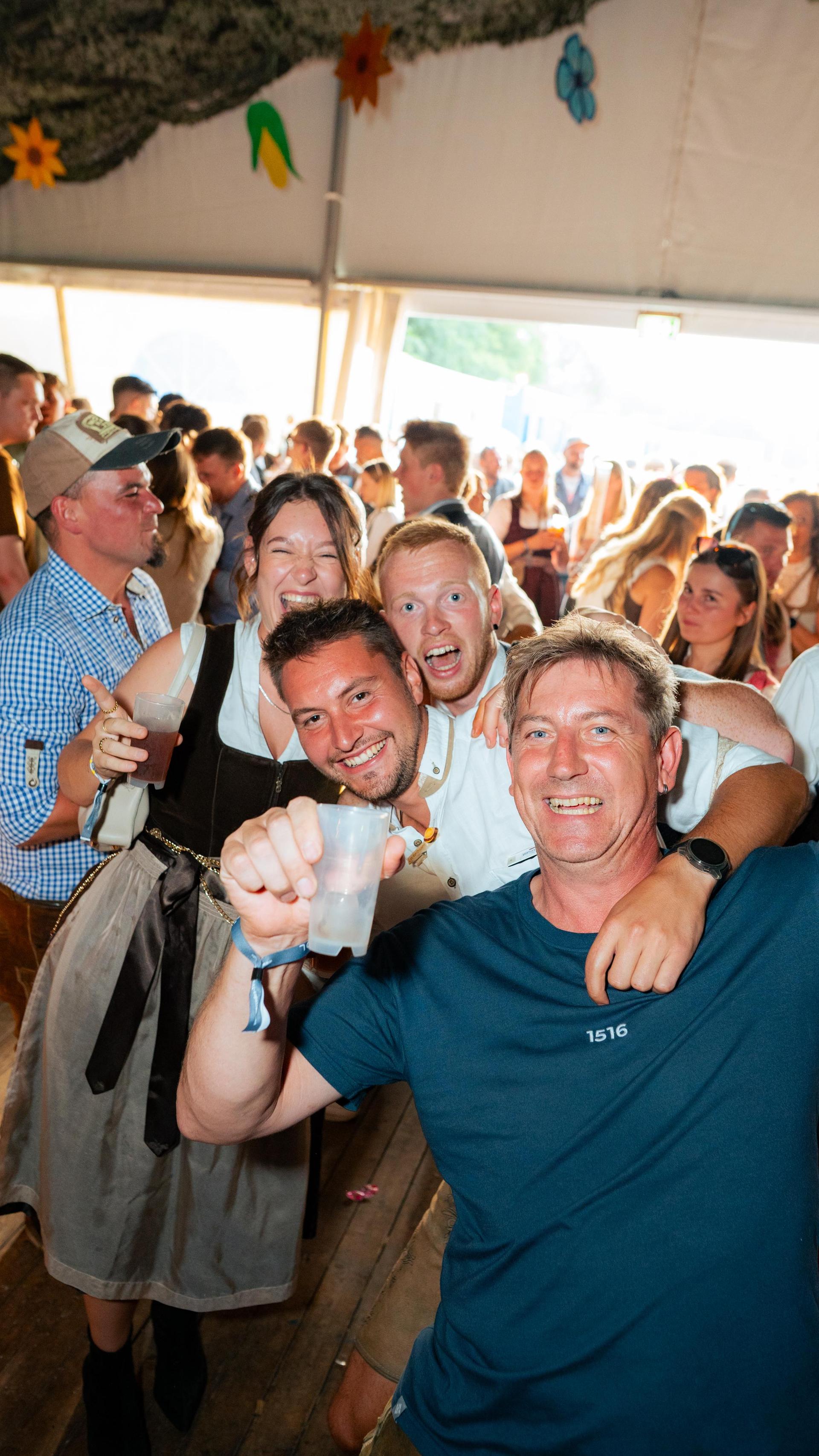 Das Finale der Kirwa in Floss. (Bild: Hannes Stock)