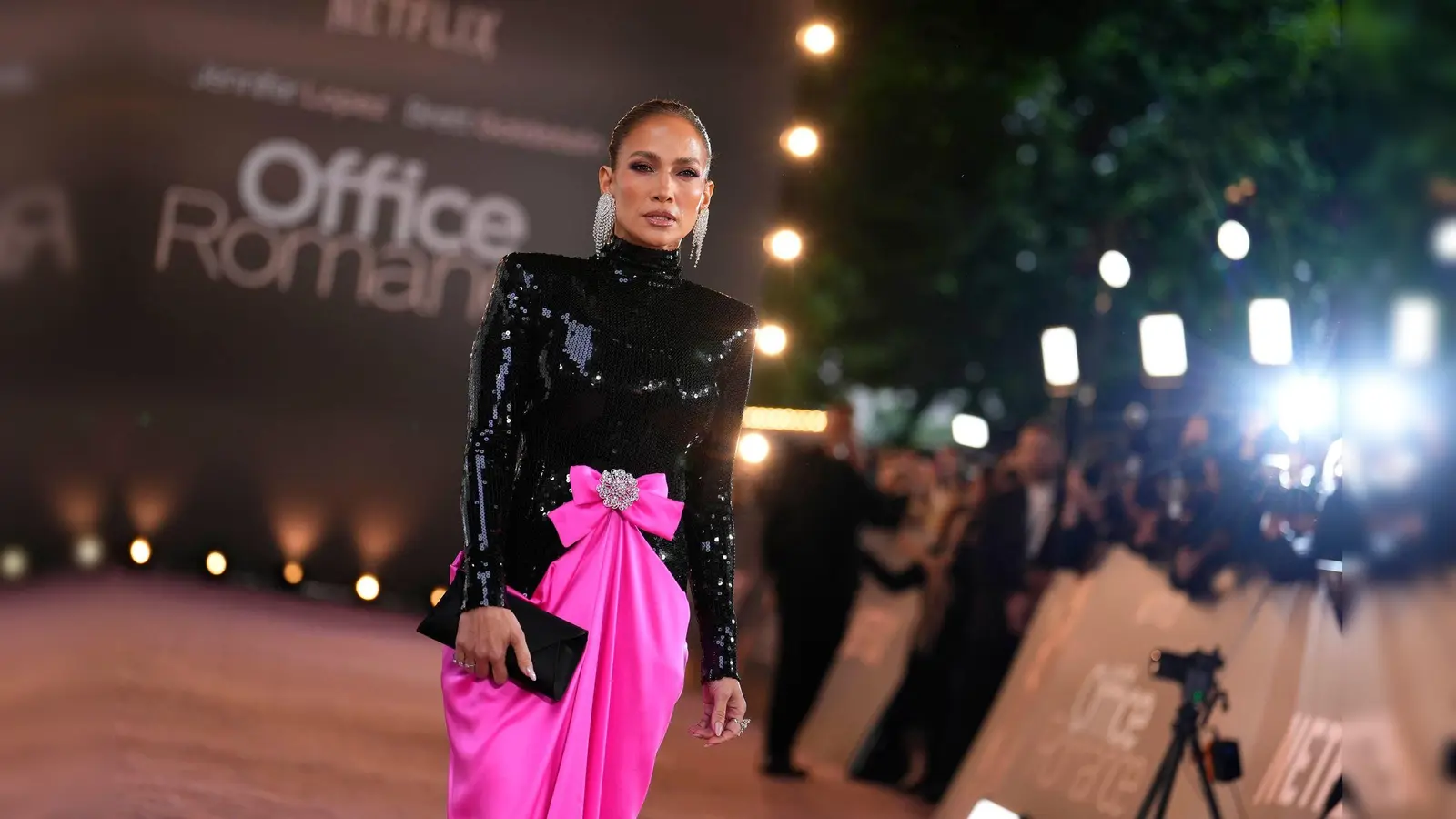 Jennifer Lopez bei einer „Office Romance“-Premiere Anfang Juni in London. (Archivbild) (Archivbild: Jordan Pettitt/PA Wire/dpa)