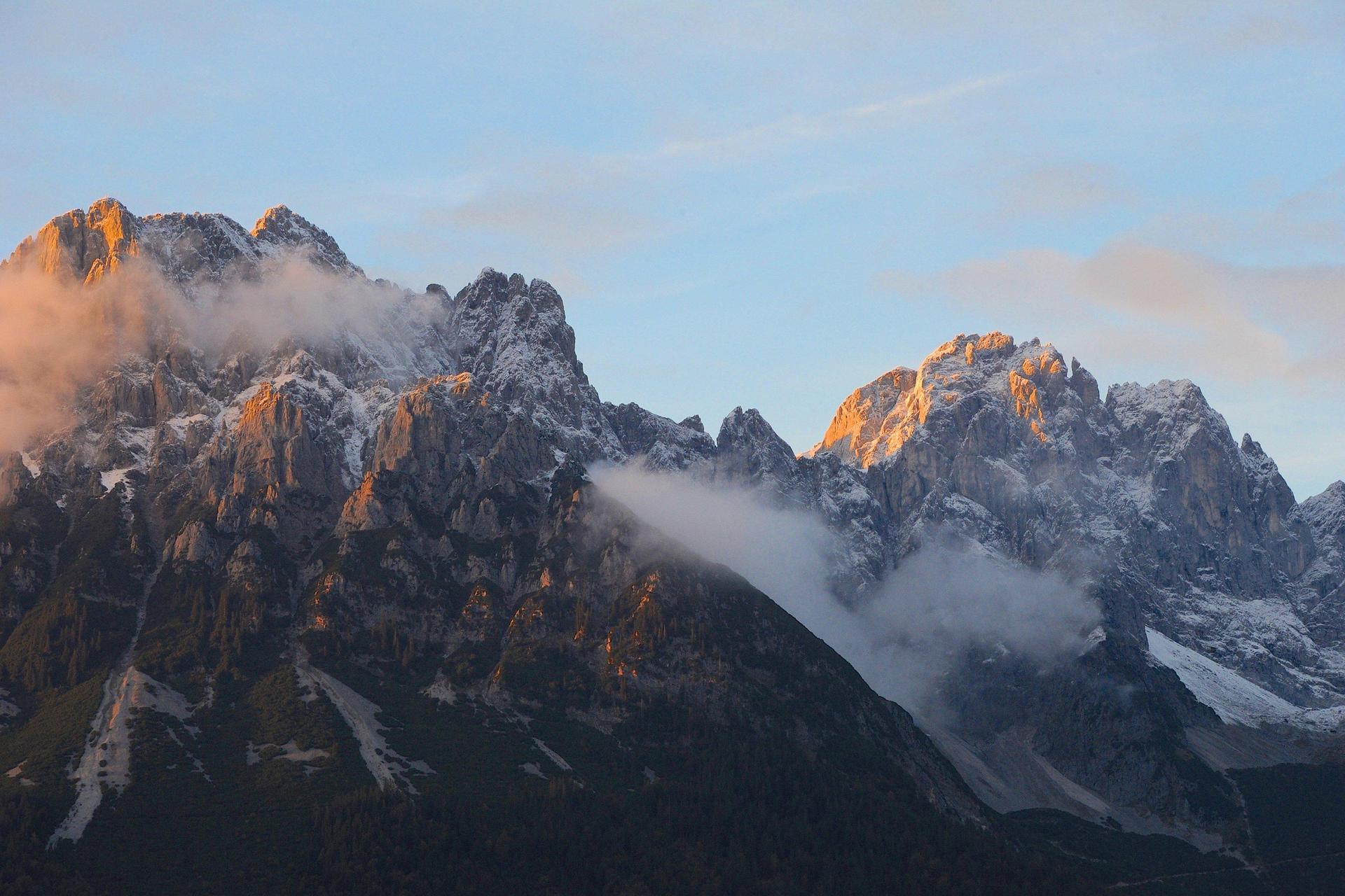 Zwei deutsche Kletterer gerieten am Wilden Kaiser in eine alpine Notlage. Nach einer Nacht im Freien wurden sie gerettet. (Bild: Ursula Düren)