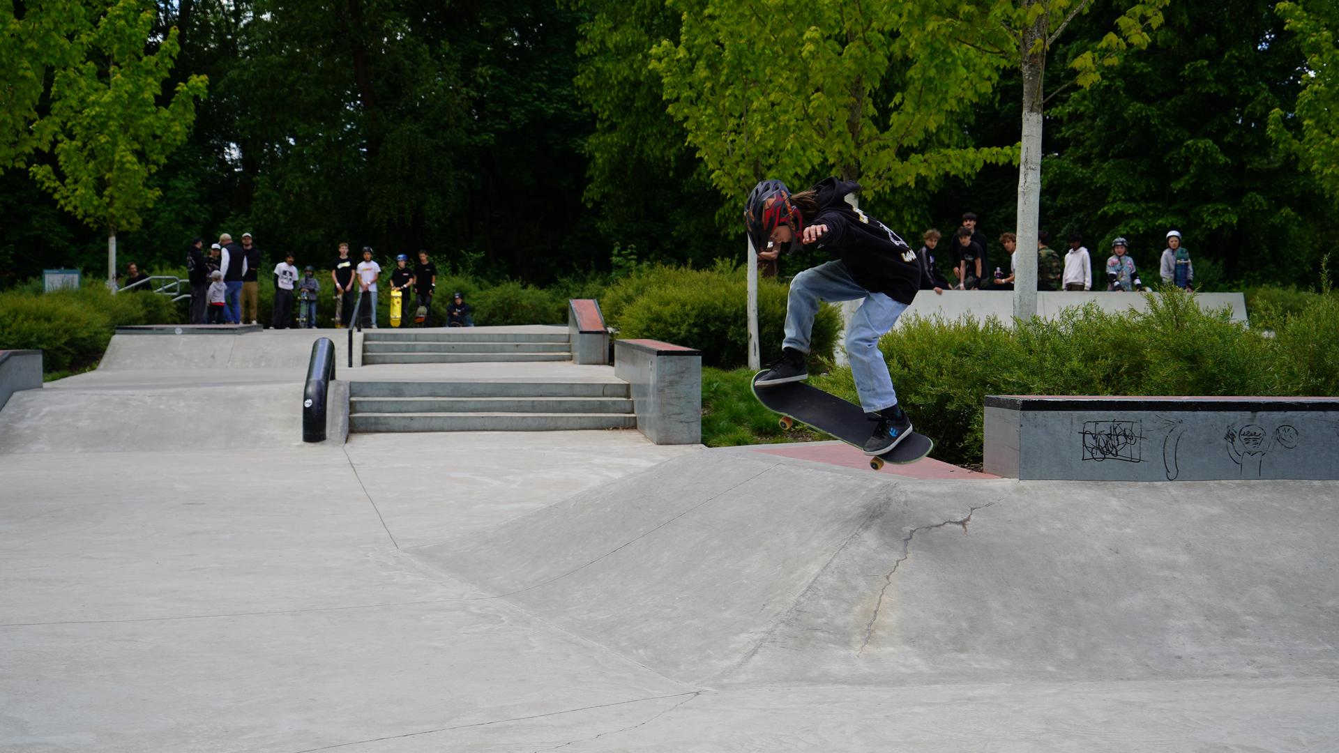 Der 4. Weidener Skatecontest. (Bild: mcl)