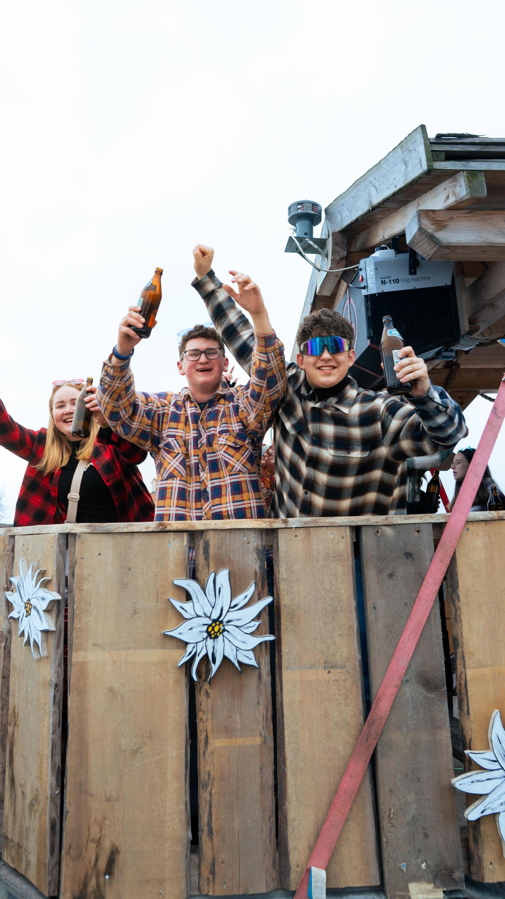 Am Sonntag wurde es bunt beim Pressather Faschingszug. (Bild: Hannes Stock)