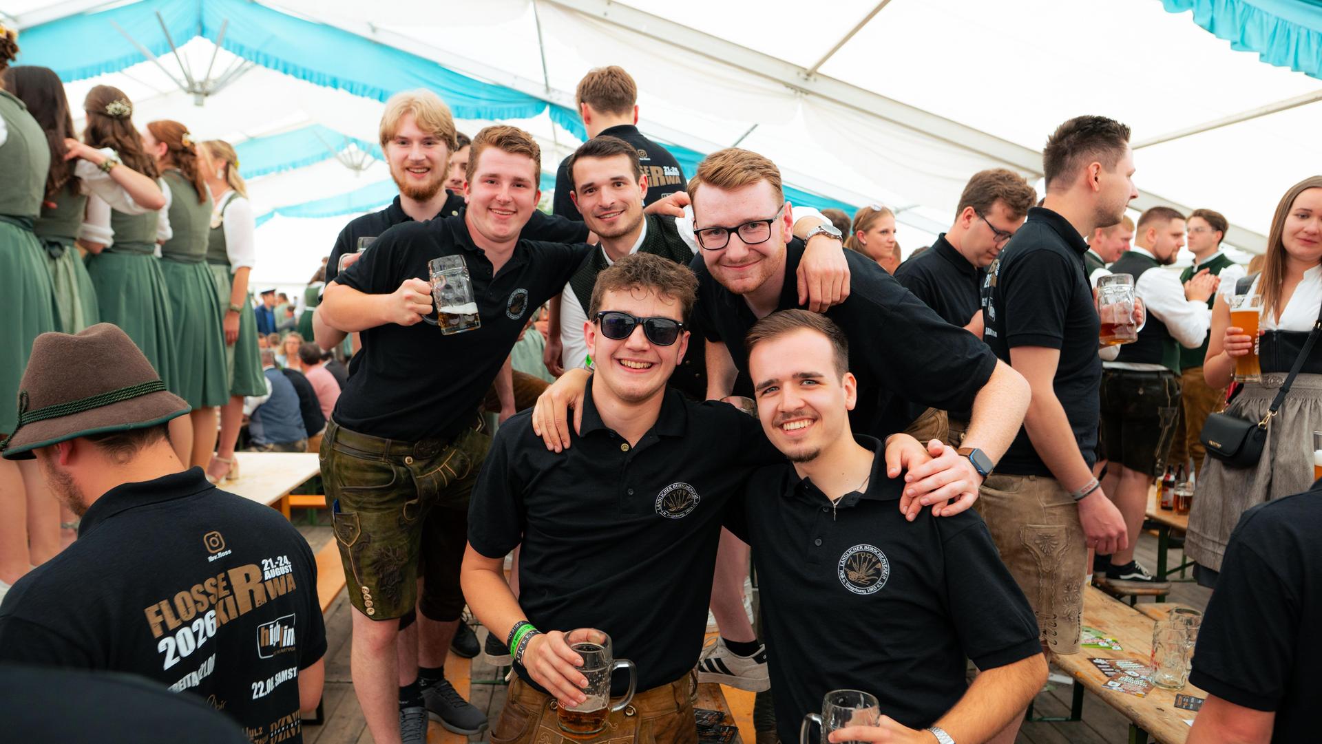 Der Burschenverein Parkstein feierte ein rauschendes Fest. (Bild: Hannes Stock)