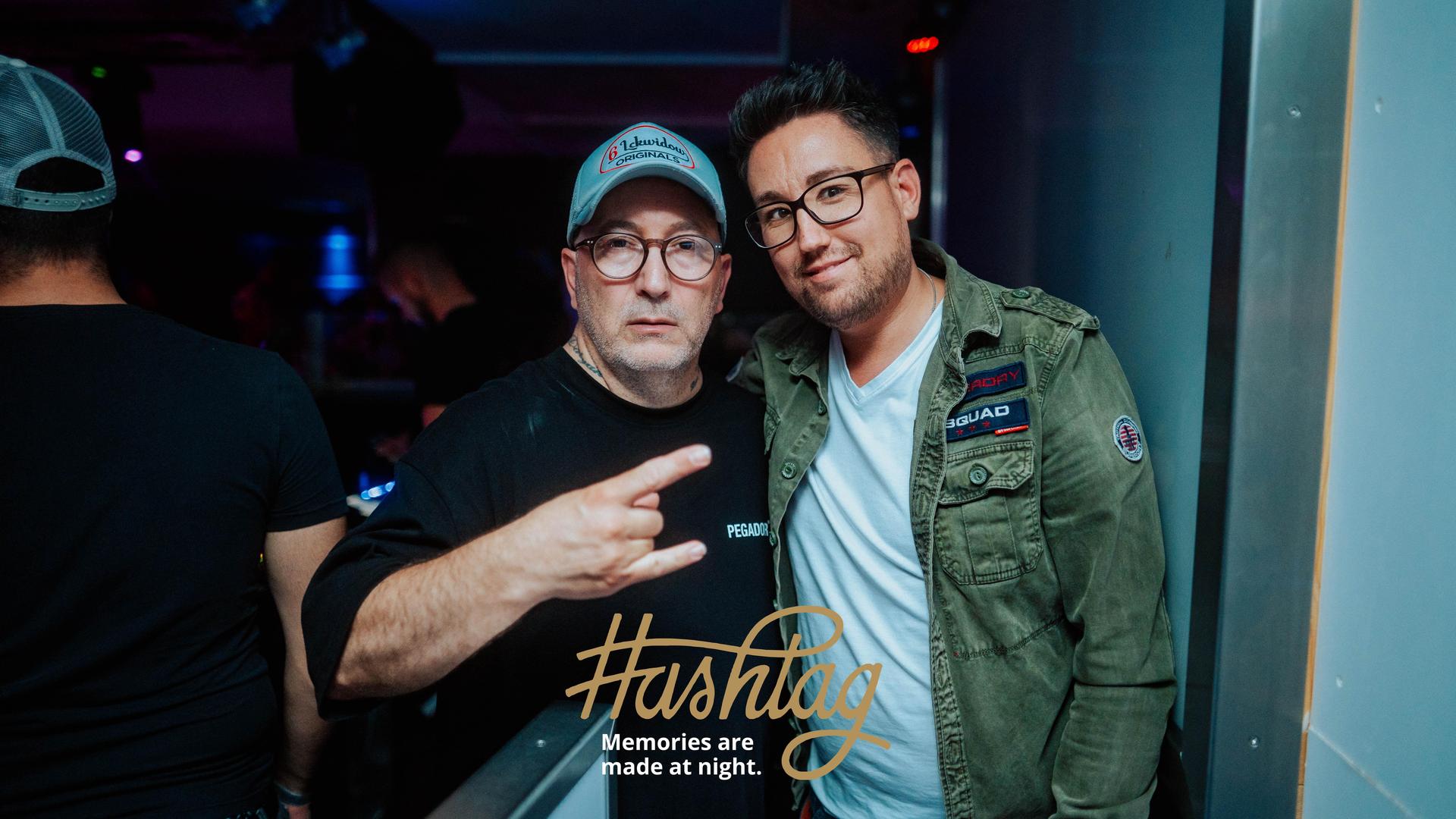 Im Hashtag legte am Samstag DJ Dollar Bill auf und sorgte für beste Stimmung. (Bild: Sebastian Reiter)