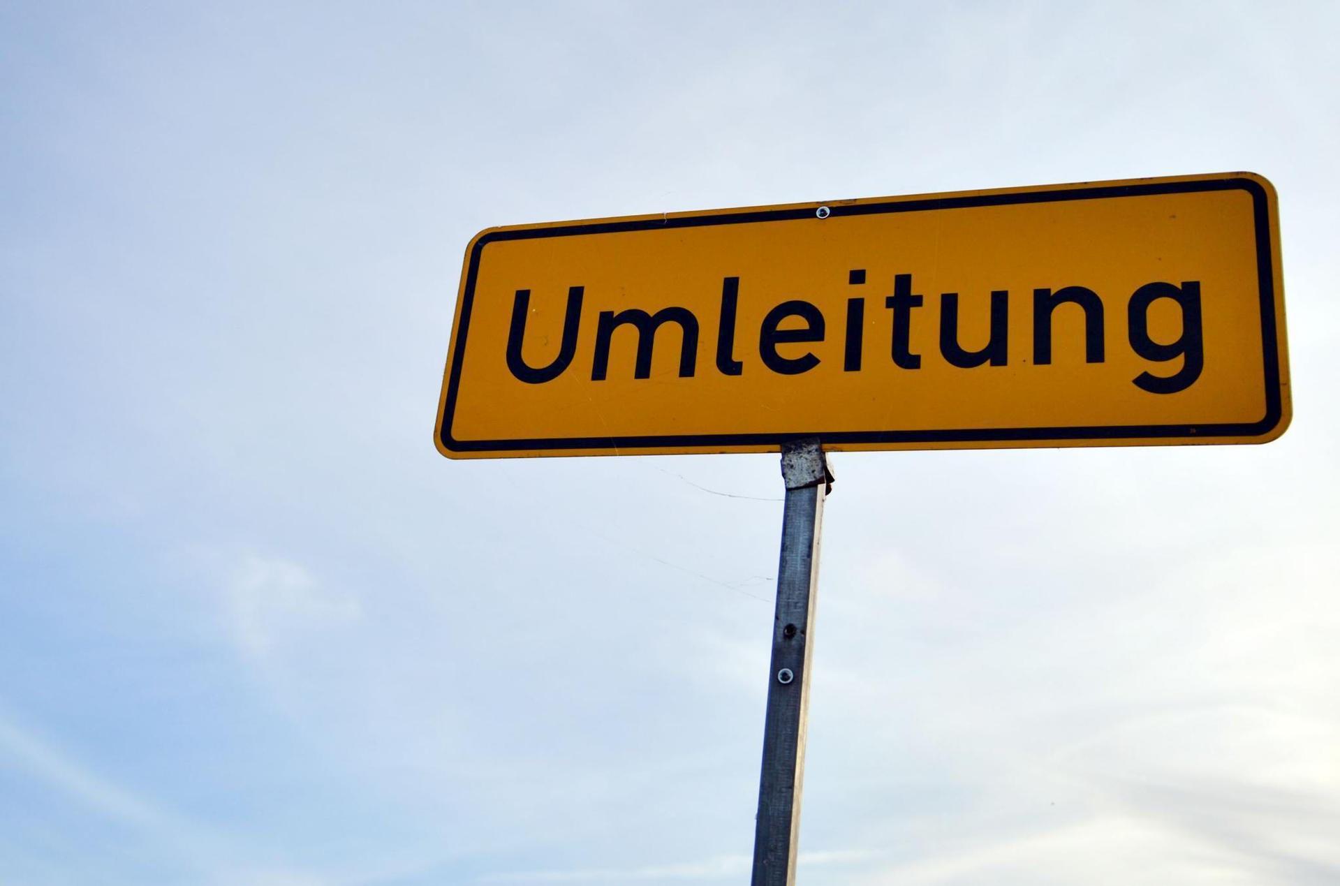 Ab Montag wird der Verkehr bei Georgenberg umgeleitet. (Bild: Marc Tirl/dpa)