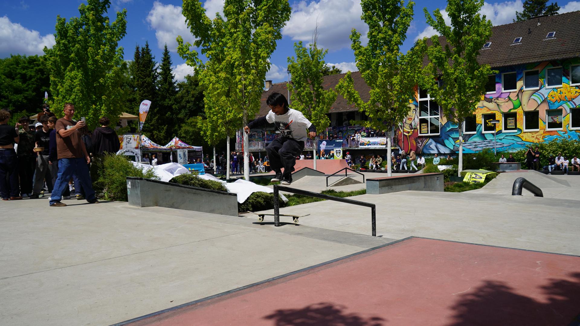 Der 4. Weidener Skatecontest. (Bild: mcl)