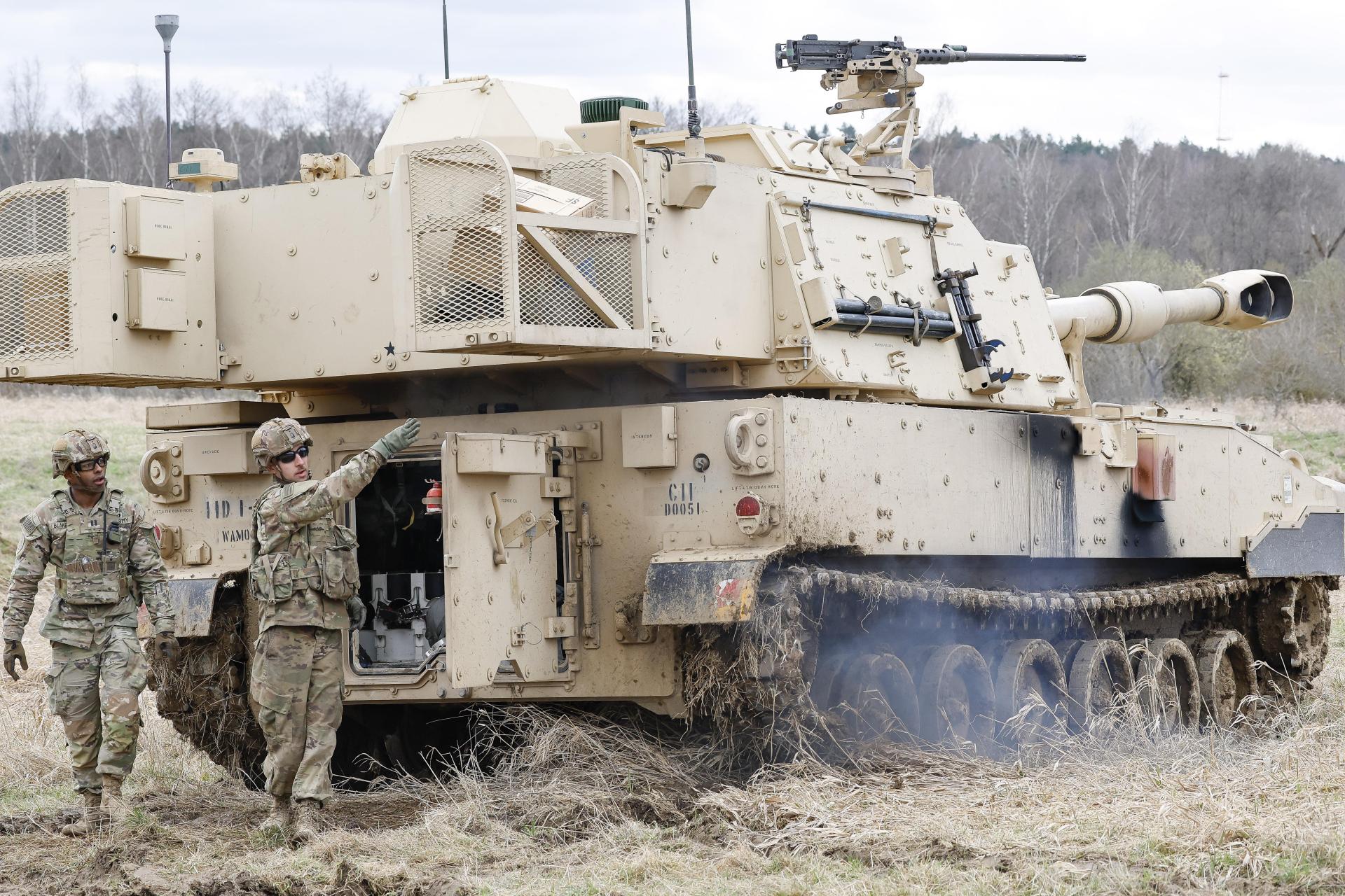 Die US-Armee informiert über verstärkte Übungstätigkeit und Konvoibewegungen auf dem Truppenübungsplatz Grafenwöhr. (Archivbild: Daniel Löb, dpa)