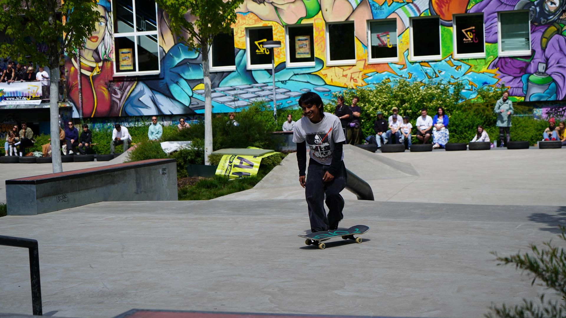 Der 4. Weidener Skatecontest. (Bild: mcl)