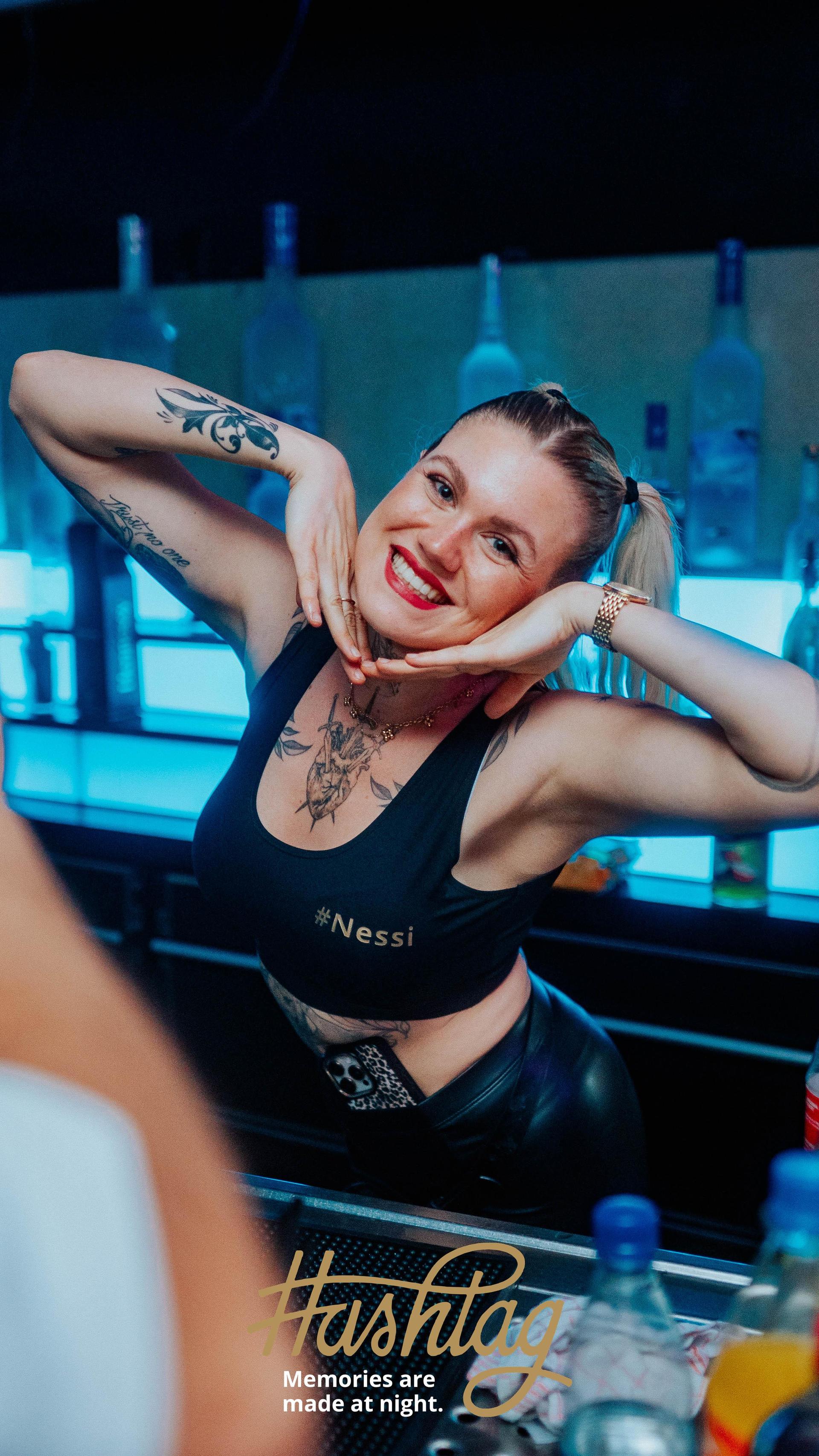 Im Hashtag legte am Samstag DJ Dollar Bill auf und sorgte für beste Stimmung. (Bild: Sebastian Reiter)