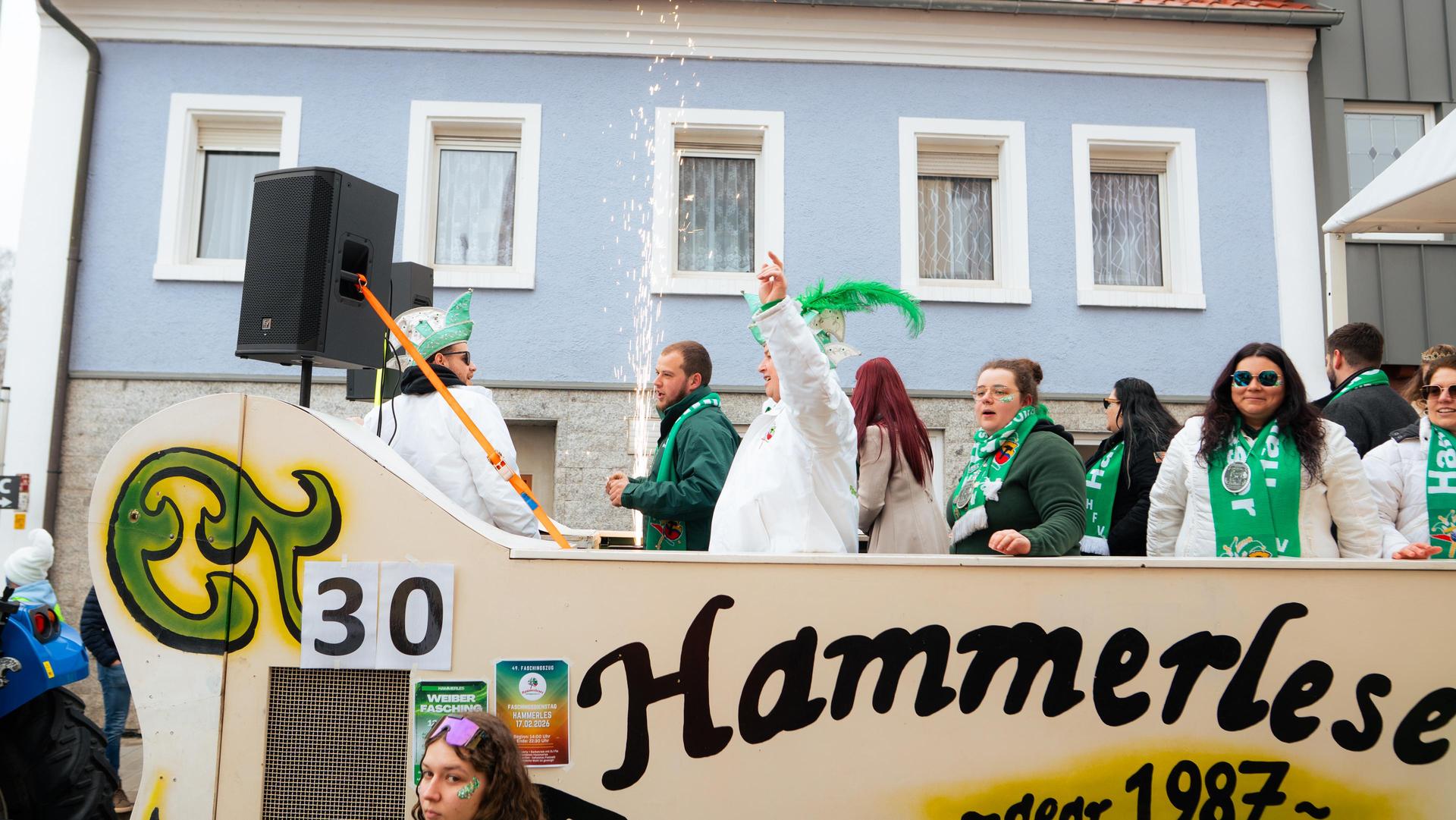 Am Sonntag wurde es bunt beim Pressather Faschingszug. (Bild: Hannes Stock)
