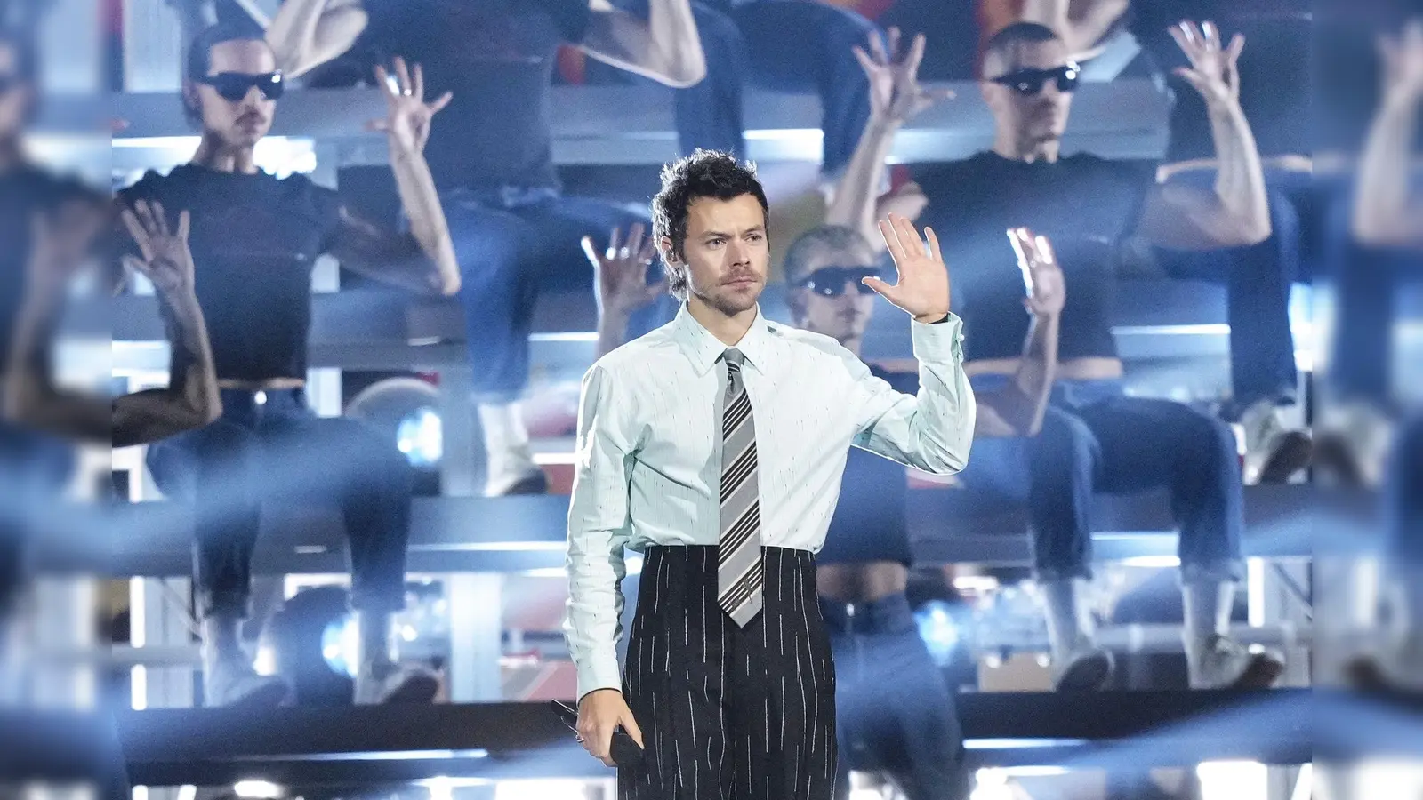 Harry Styles dominiert die deutschen Charts: Acht Songs in den Single-Charts Top 100, Nummer eins in den Album-Charts. (Archivbild) (Bild: Scott A Garfitt/Invision/AP/dpa)