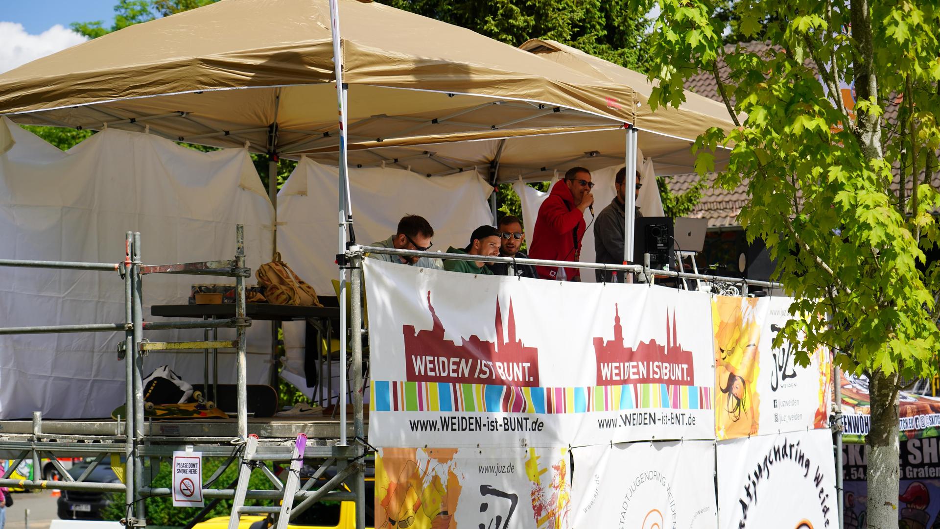 Der 4. Weidener Skatecontest. (Bild: mcl)
