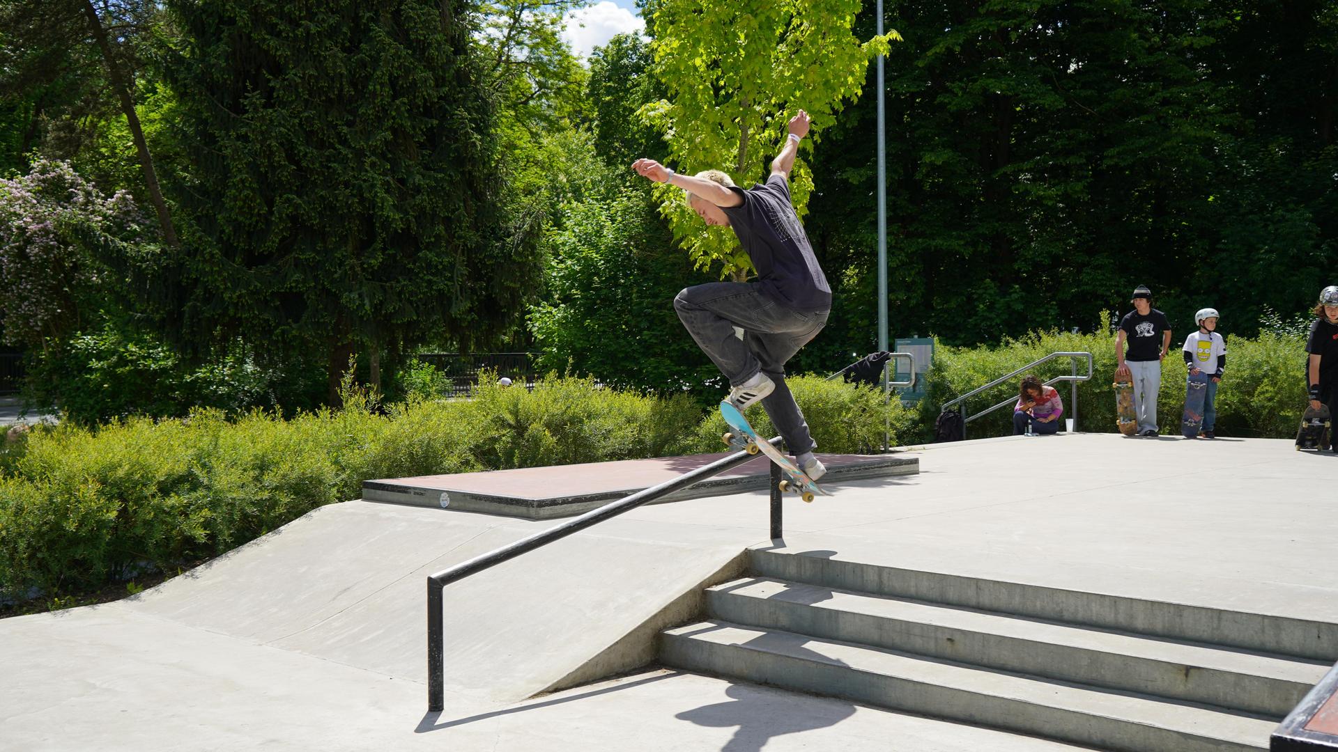 Der 4. Weidener Skatecontest. (Bild: mcl)