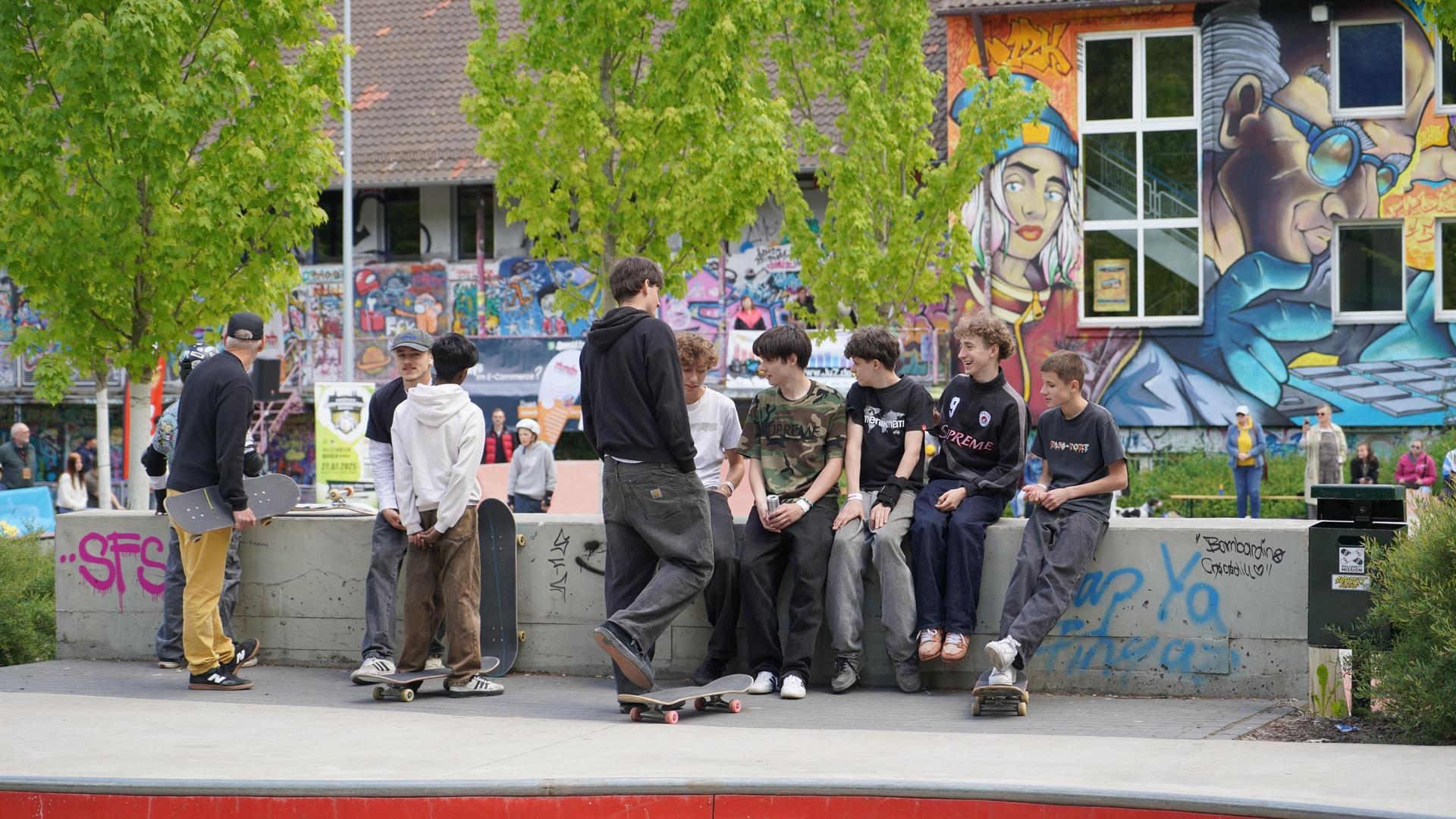 Der 4. Weidener Skatecontest. (Bild: mcl)