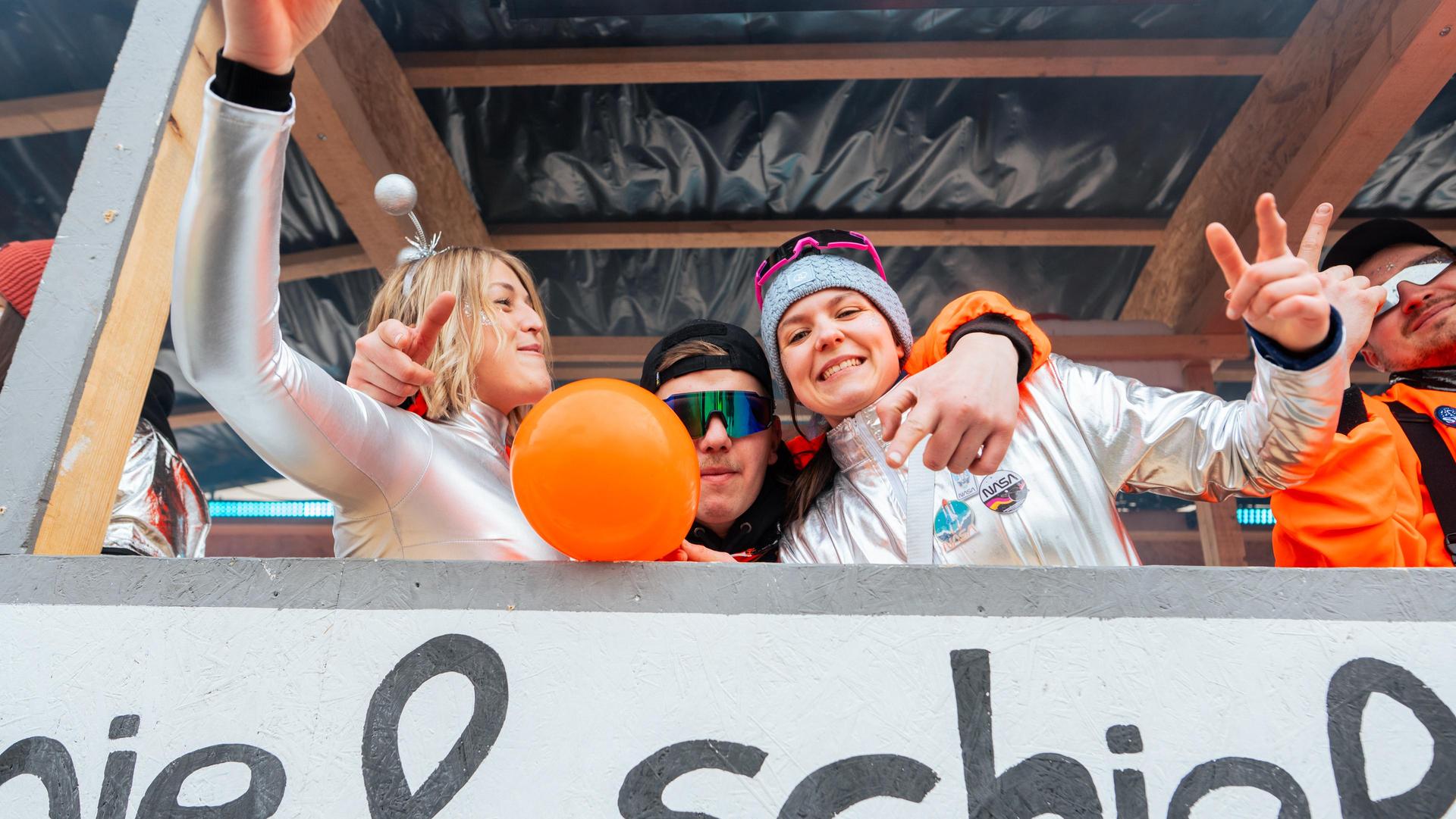 Am Sonntag wurde es bunt beim Pressather Faschingszug. (Bild: Hannes Stock)