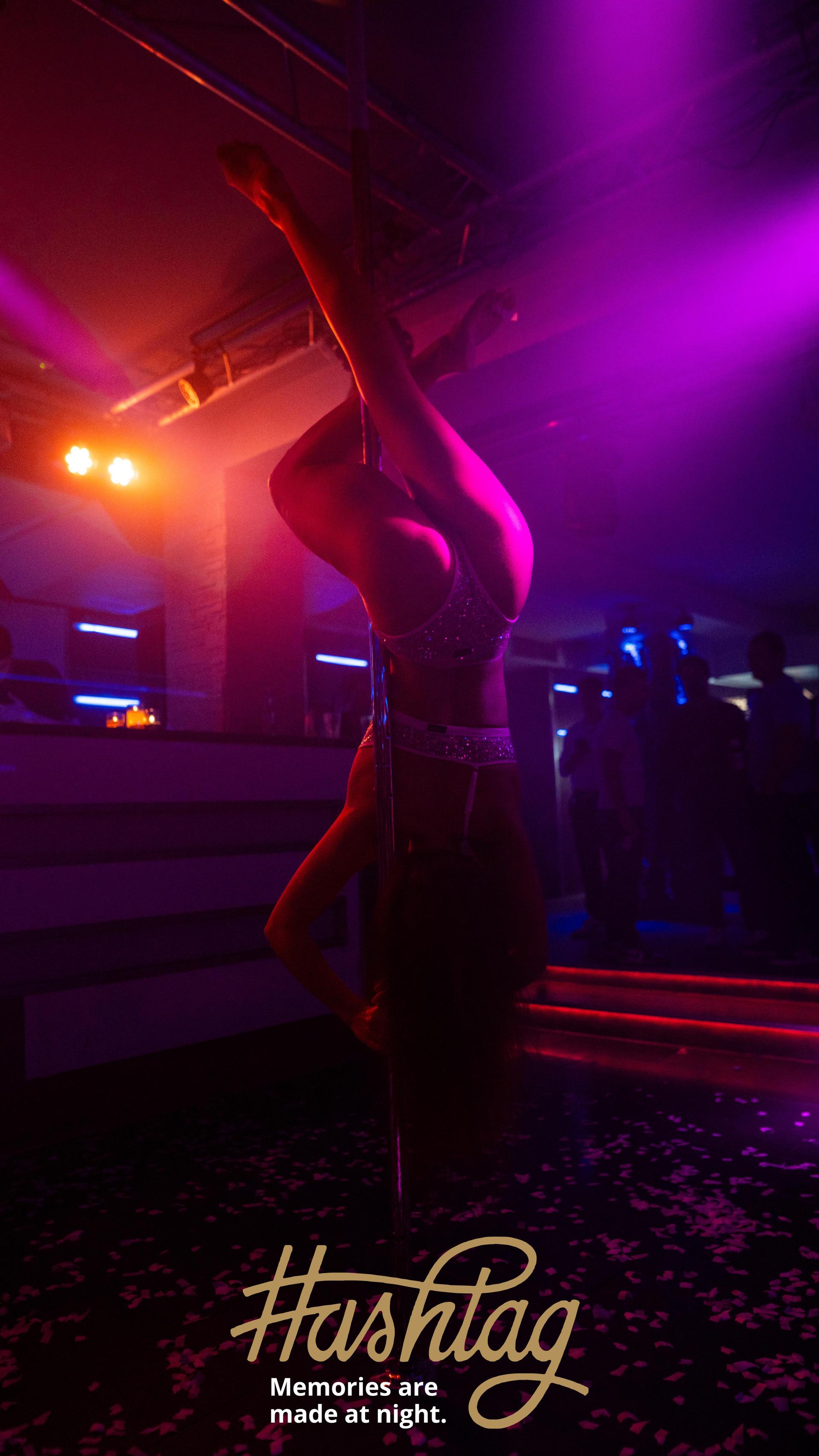 Einblicke des letzten Hashtag abends als Pole-Dance-Schule Isa on Pole gastierte. (Bild: Hannes Stock)