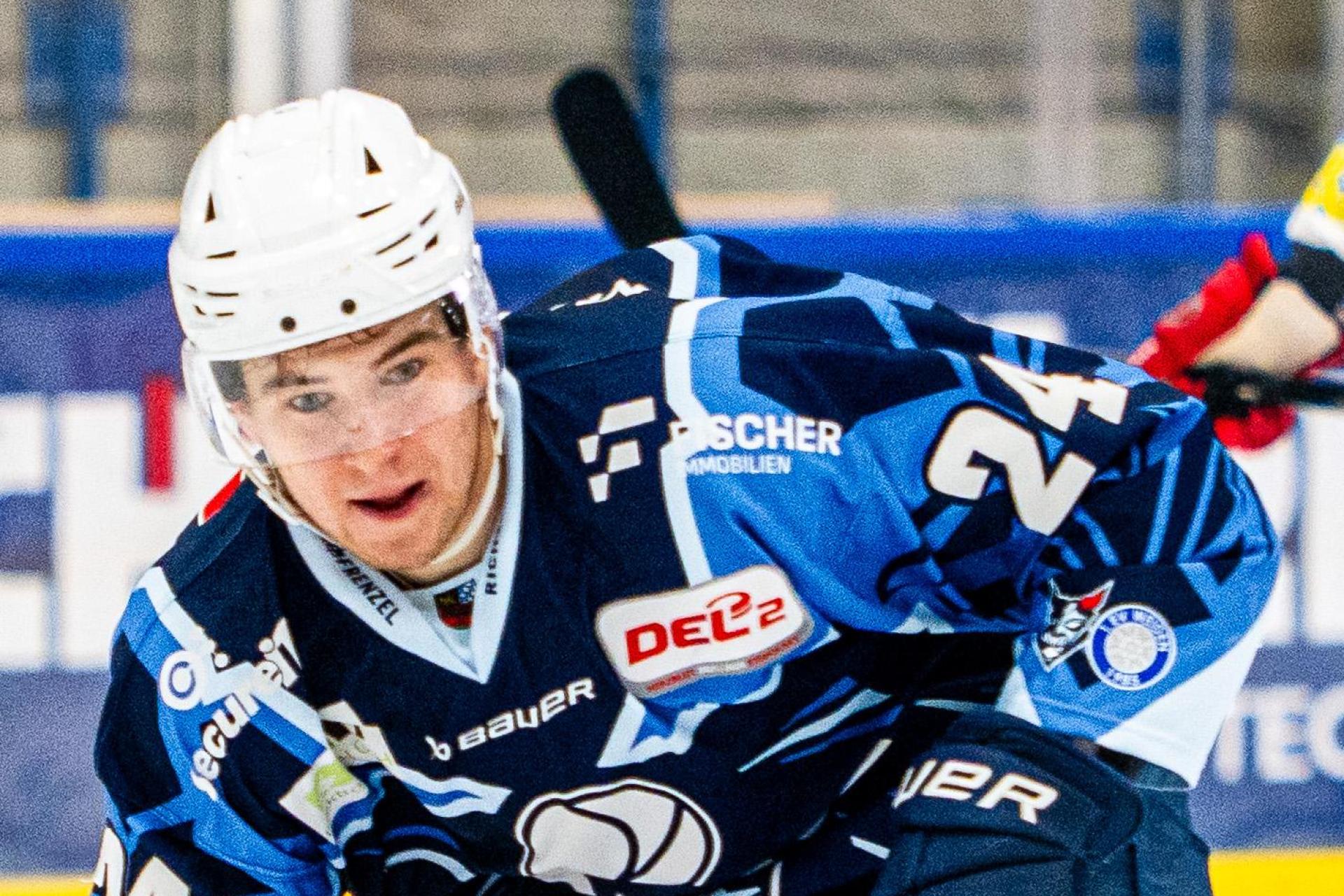 Paul Vinzens ist der U21-Förderspieler des Monats in der DEL2.  (Bild: Elke Englmaier)