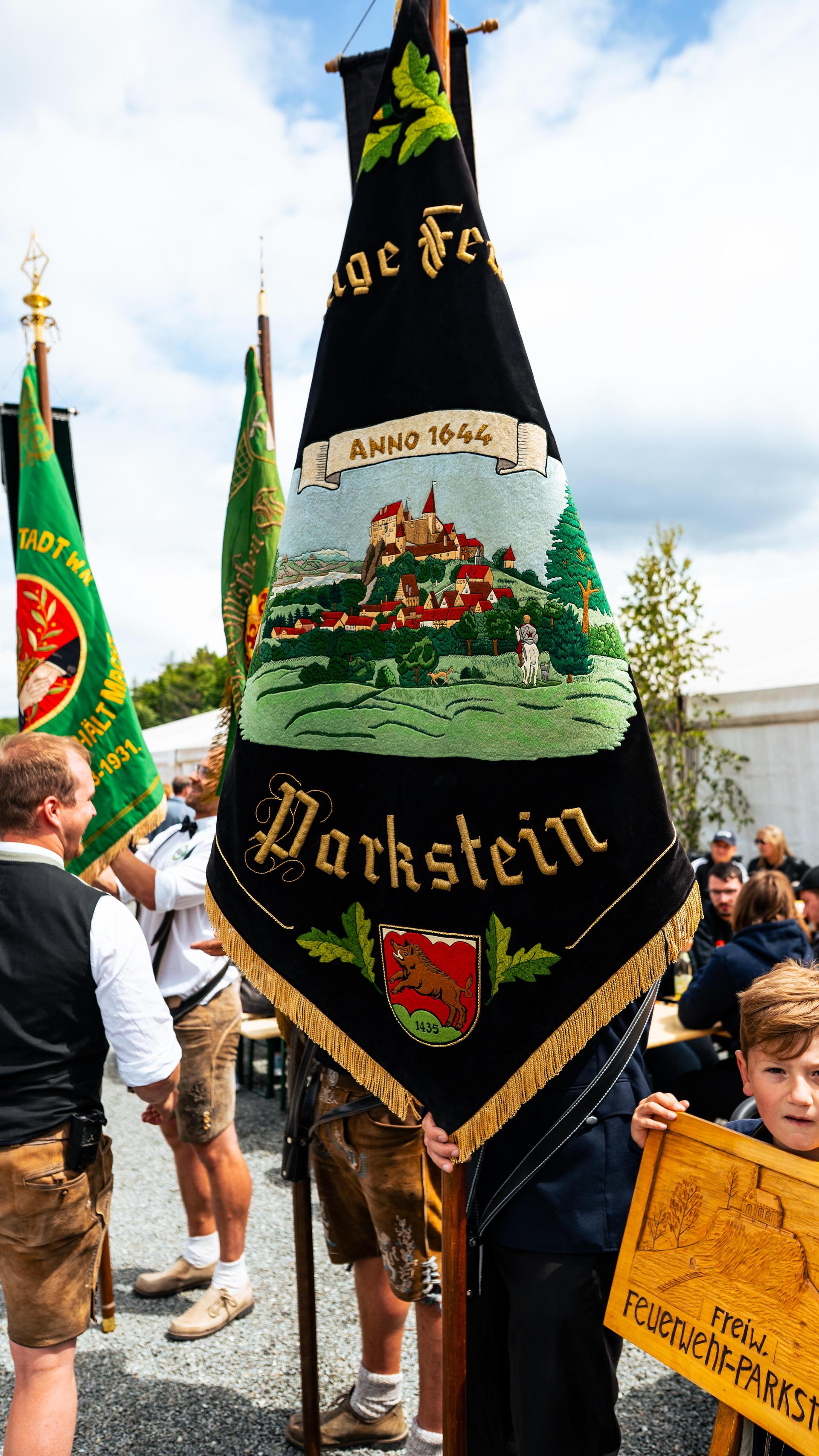 Der Burschenverein Parkstein feierte ein rauschendes Fest.  (Bild: Hannes Stock)