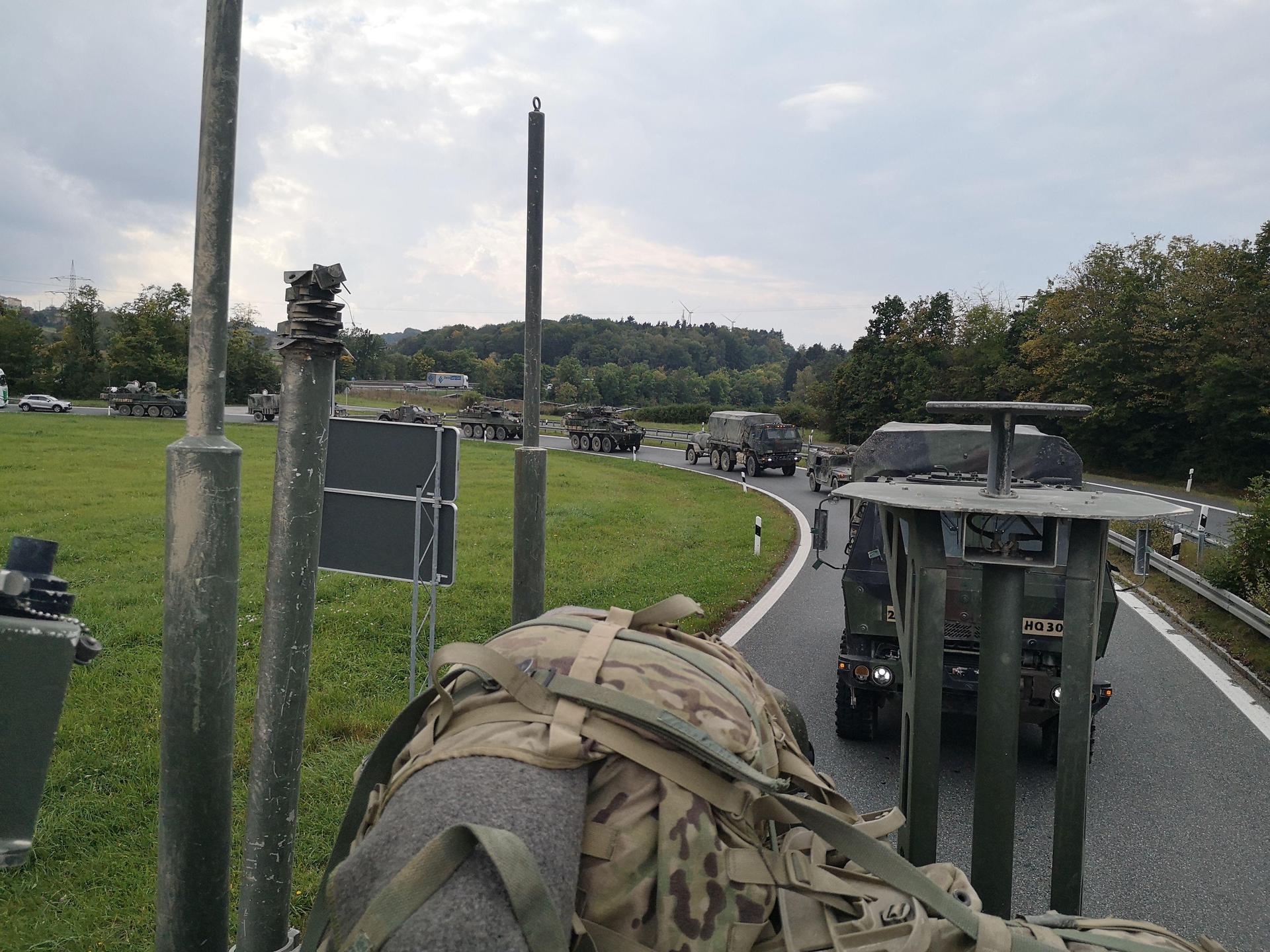 Aktuell sind verstärkt US-Militärkonvois in der Region unterwegs. (Symbolbild: Hans Bernreuther)