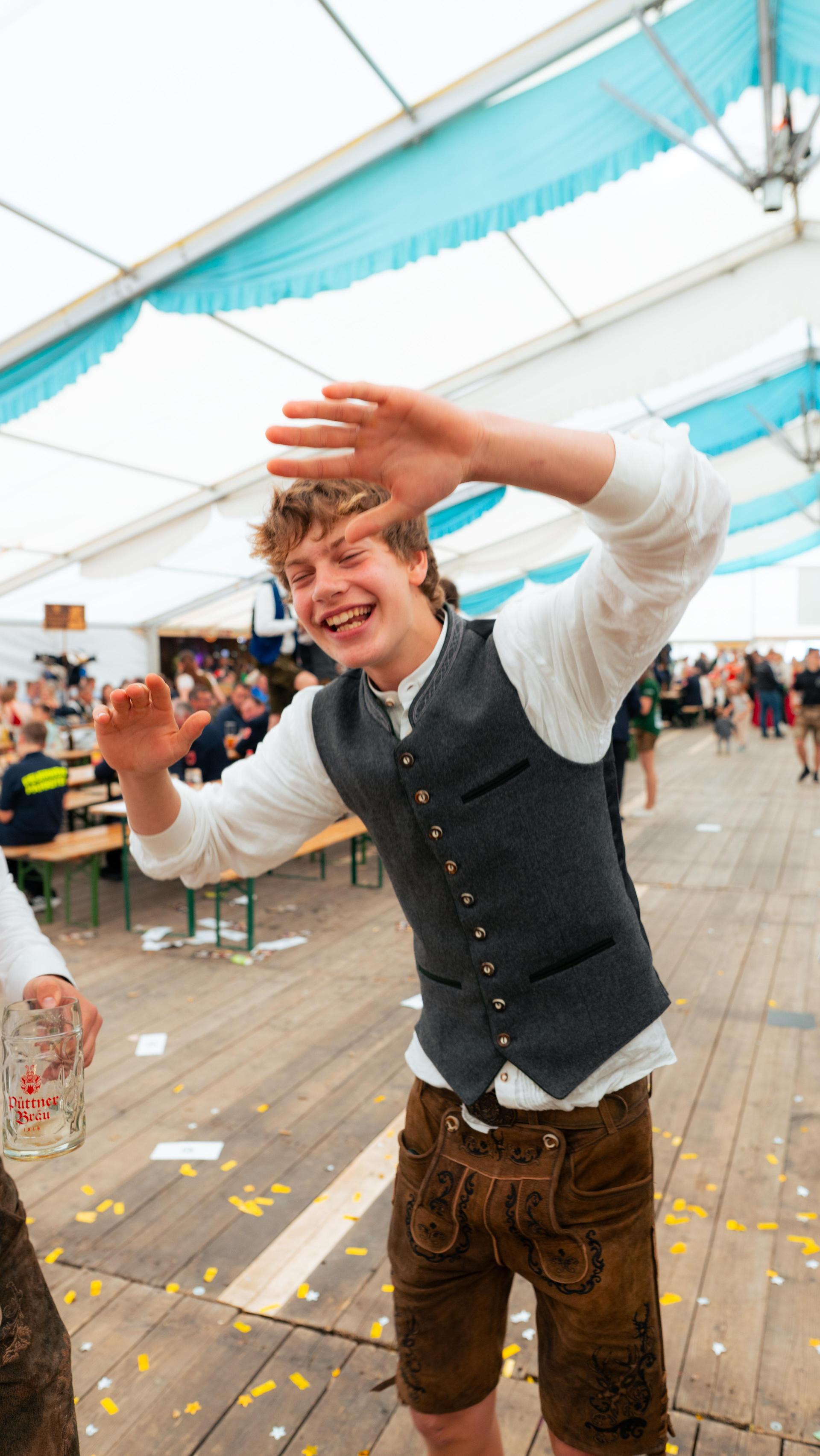 Der Burschenverein Parkstein feierte ein rauschendes Fest. (Bild: Hannes Stock)