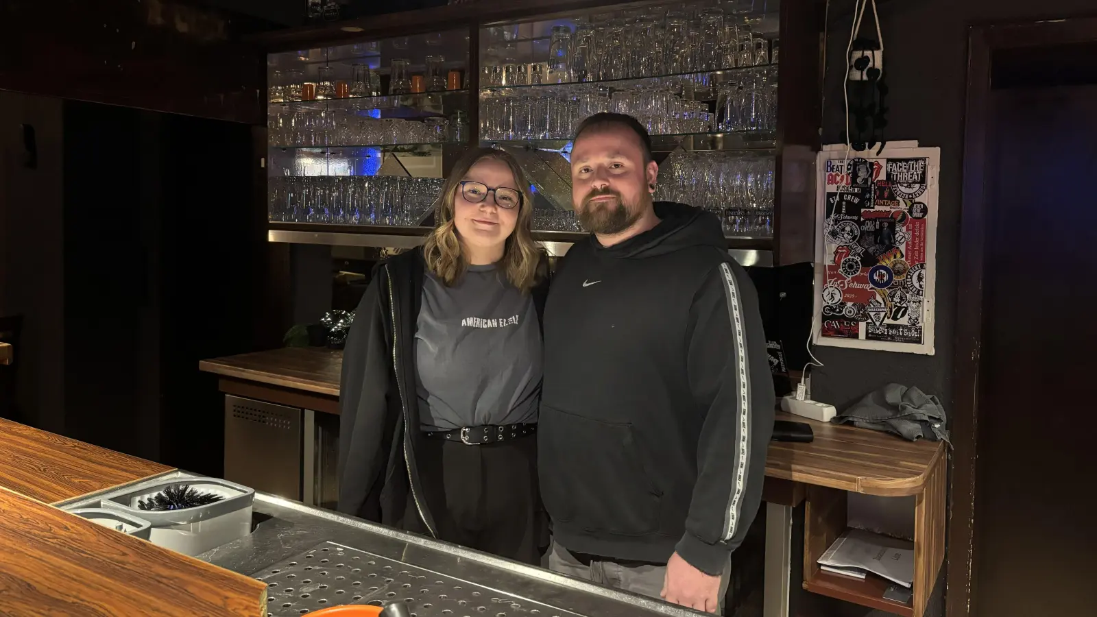 Lea Wenzel und Sebastian Pfab. (Bild: mcl)