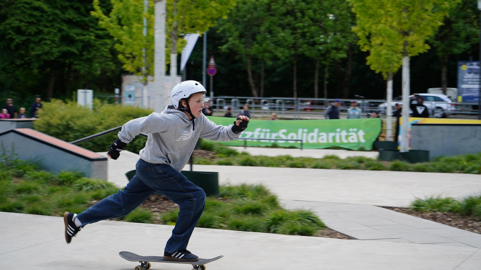 Der 4. Weidener Skatecontest. (Bild: mcl)
