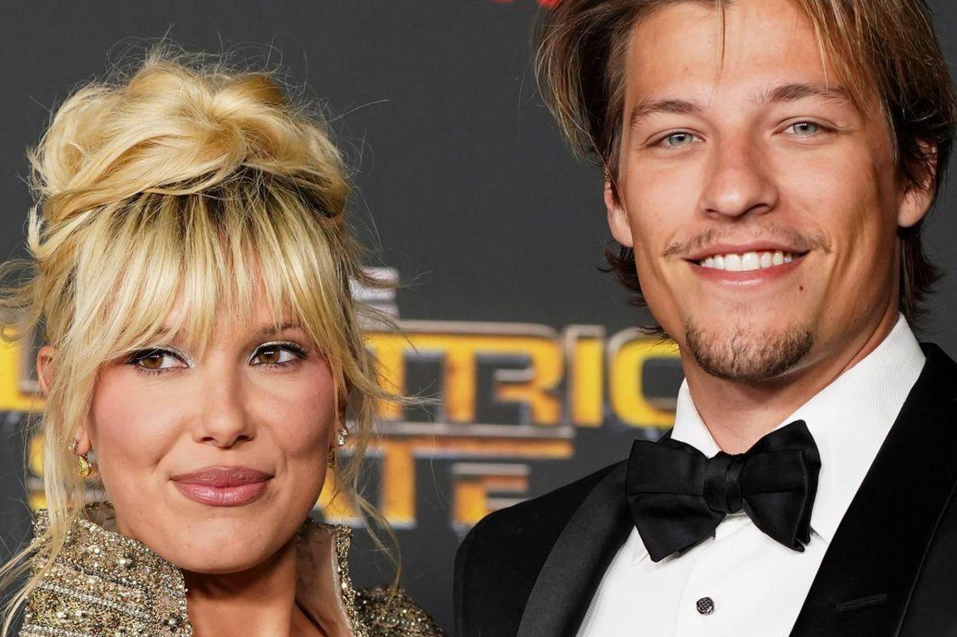 Sie sind Eltern geworden: Millie Bobby Brown und Jake Bongiovi. (Archivbild) (Bild: Jordan Strauss/Invision via AP/dpa)