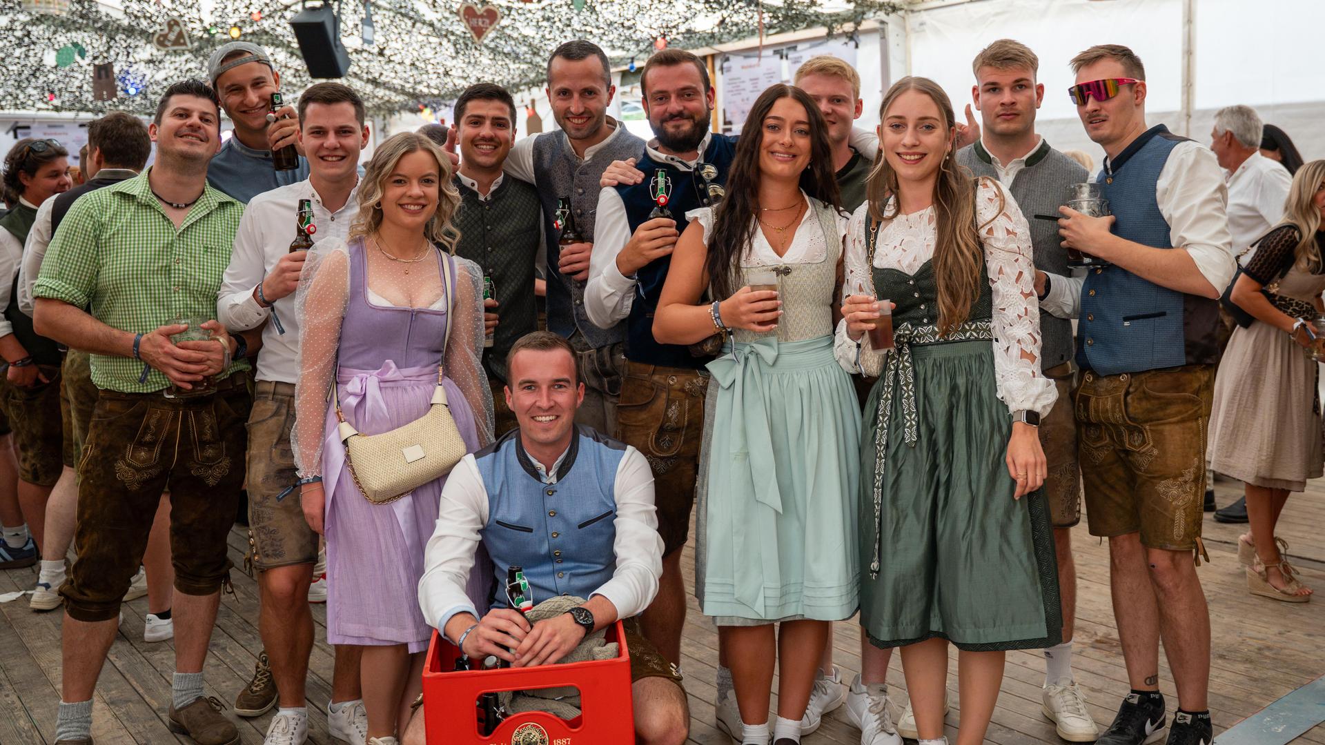 Highlights vom Flosser Kirwa Frühschoppen. (Bild: Marina Gube)