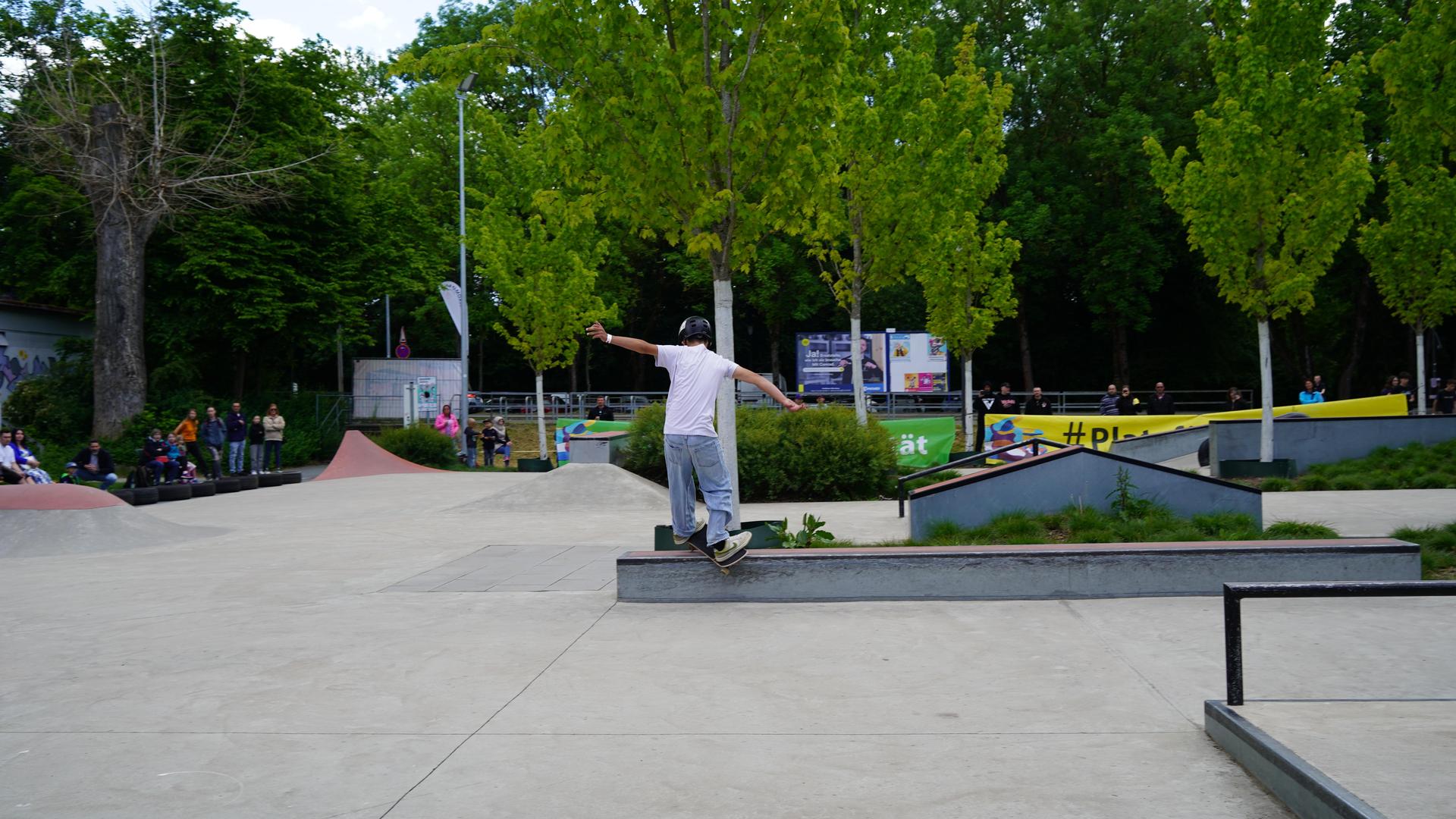 Der 4. Weidener Skatecontest. (Bild: mcl)